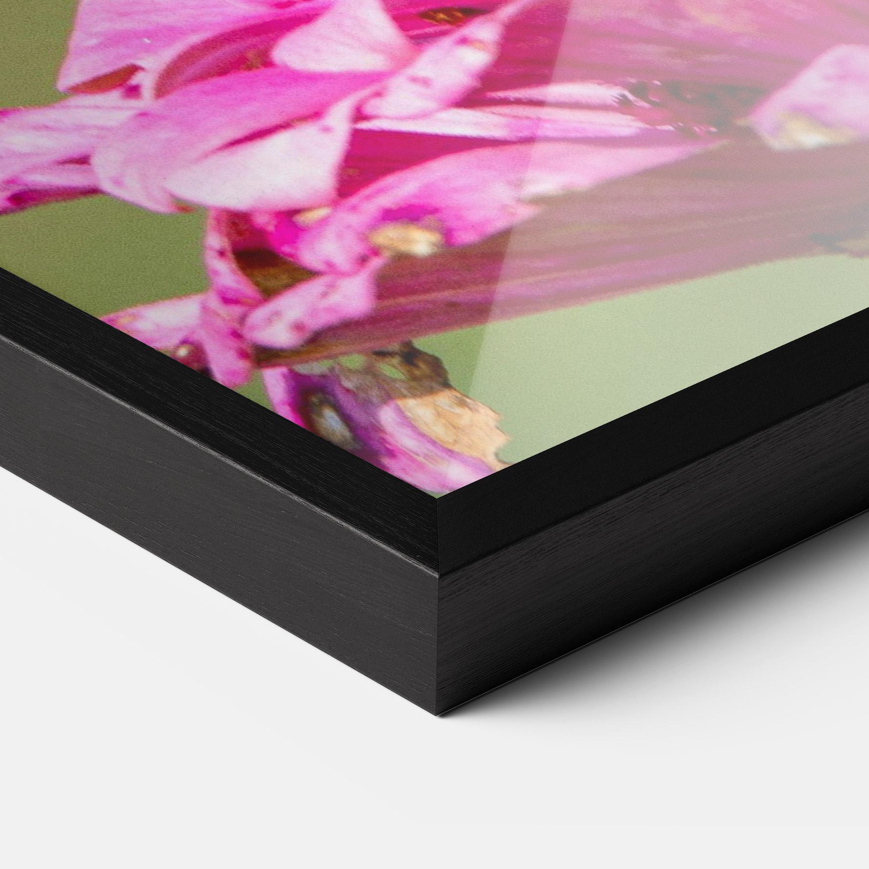 Plakat w Ramie Blue Grey Butterfly mockup 3