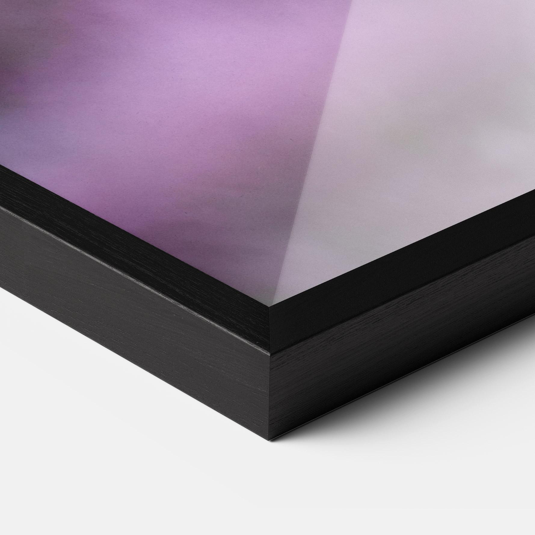 Plakat w Ramie Purple Flower Butterfly mockup 3