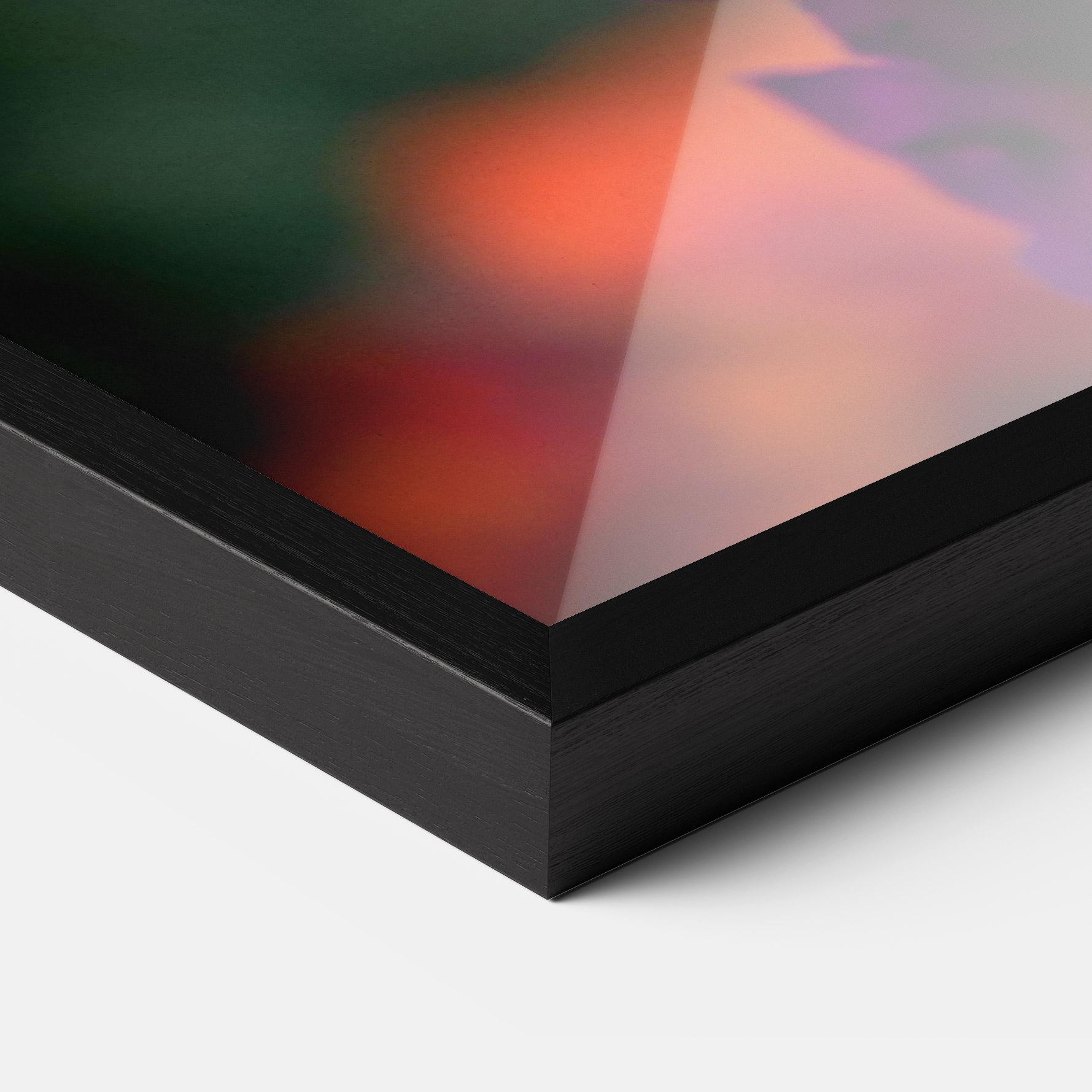 Plakat w Ramie Red Blue Butterfly mockup 3