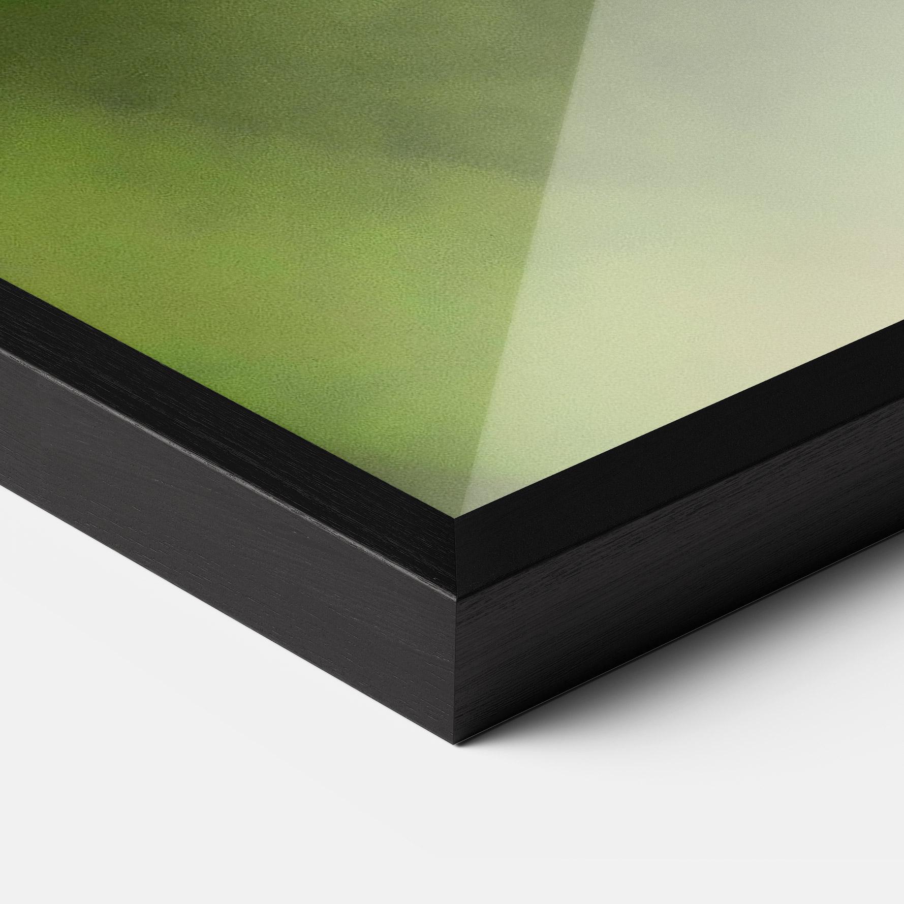 Plakat w Ramie Yellow White Butterfly mockup 3