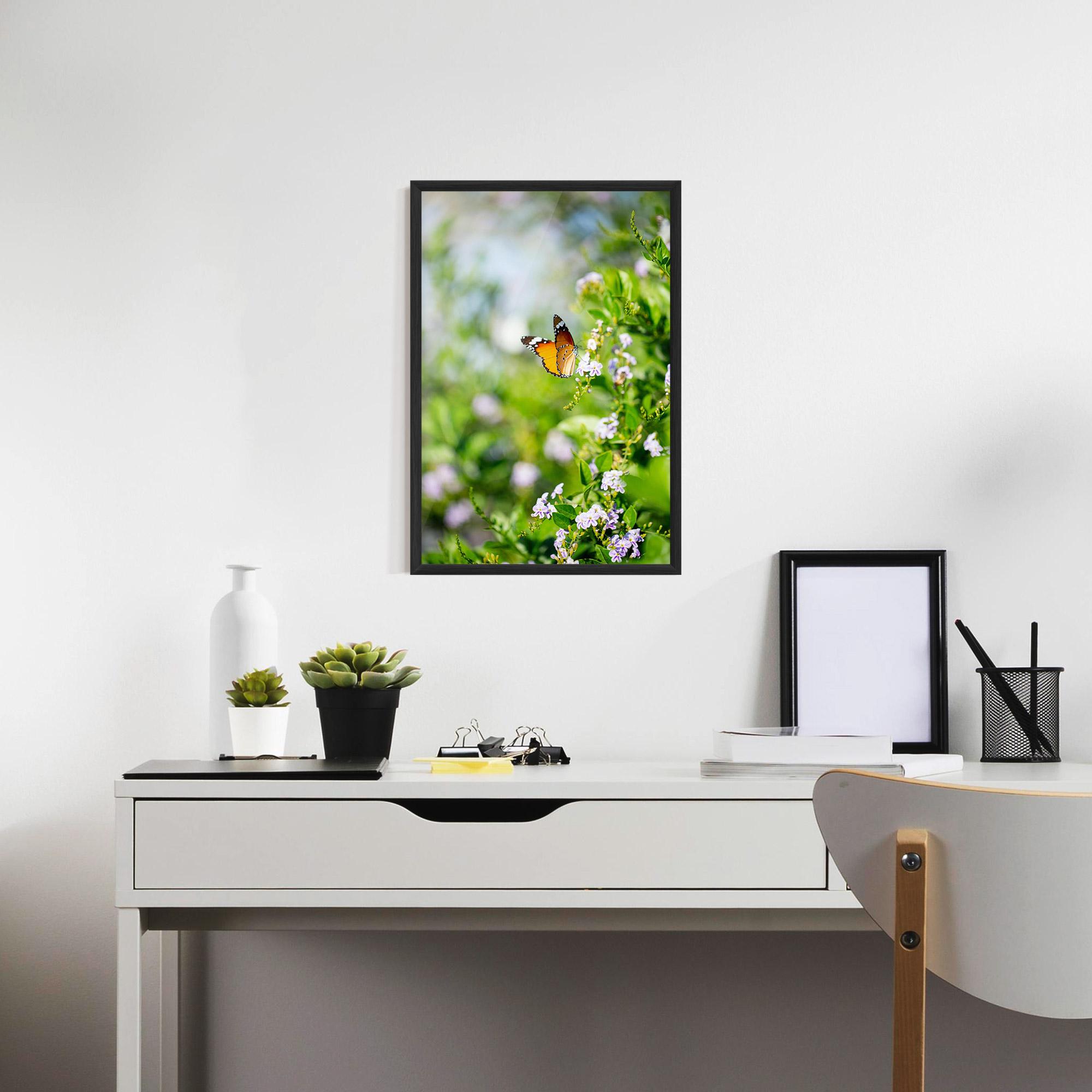 Plakat w Ramie Little Orange Elephant mockup 7