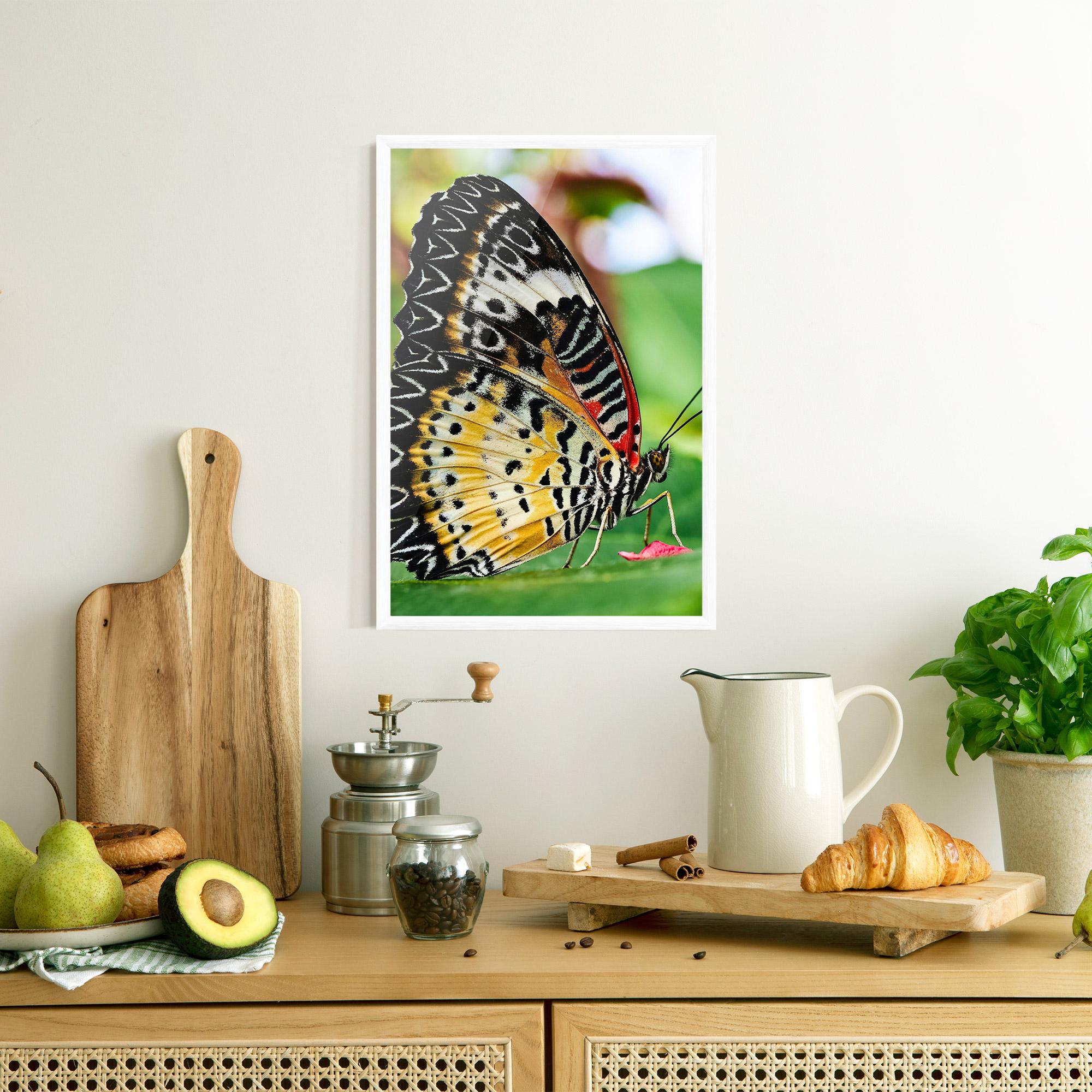 Plakat w Ramie Pretty Colorful Butterfly mockup 8