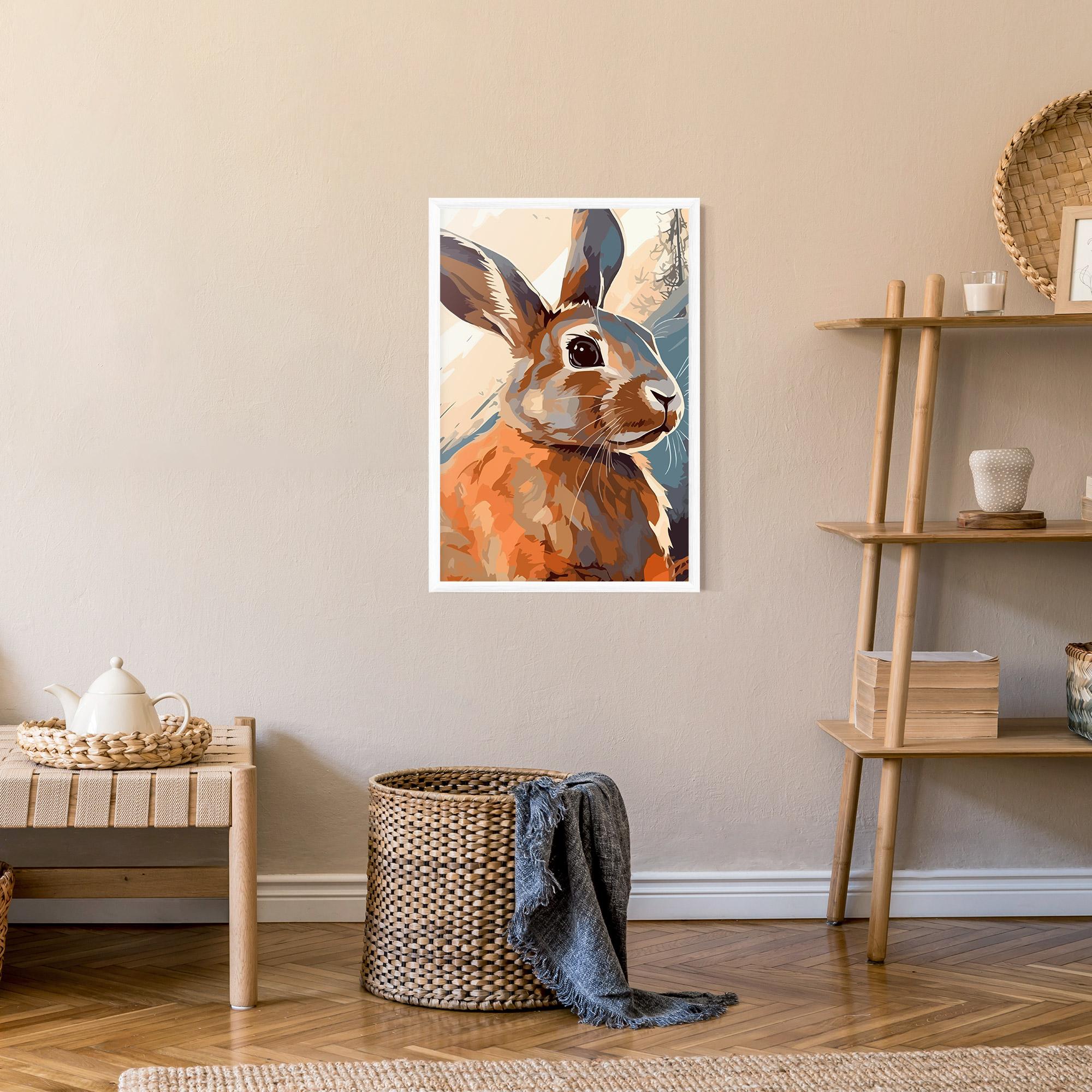 Plakat w Ramie Anime Rabbit mockup 9