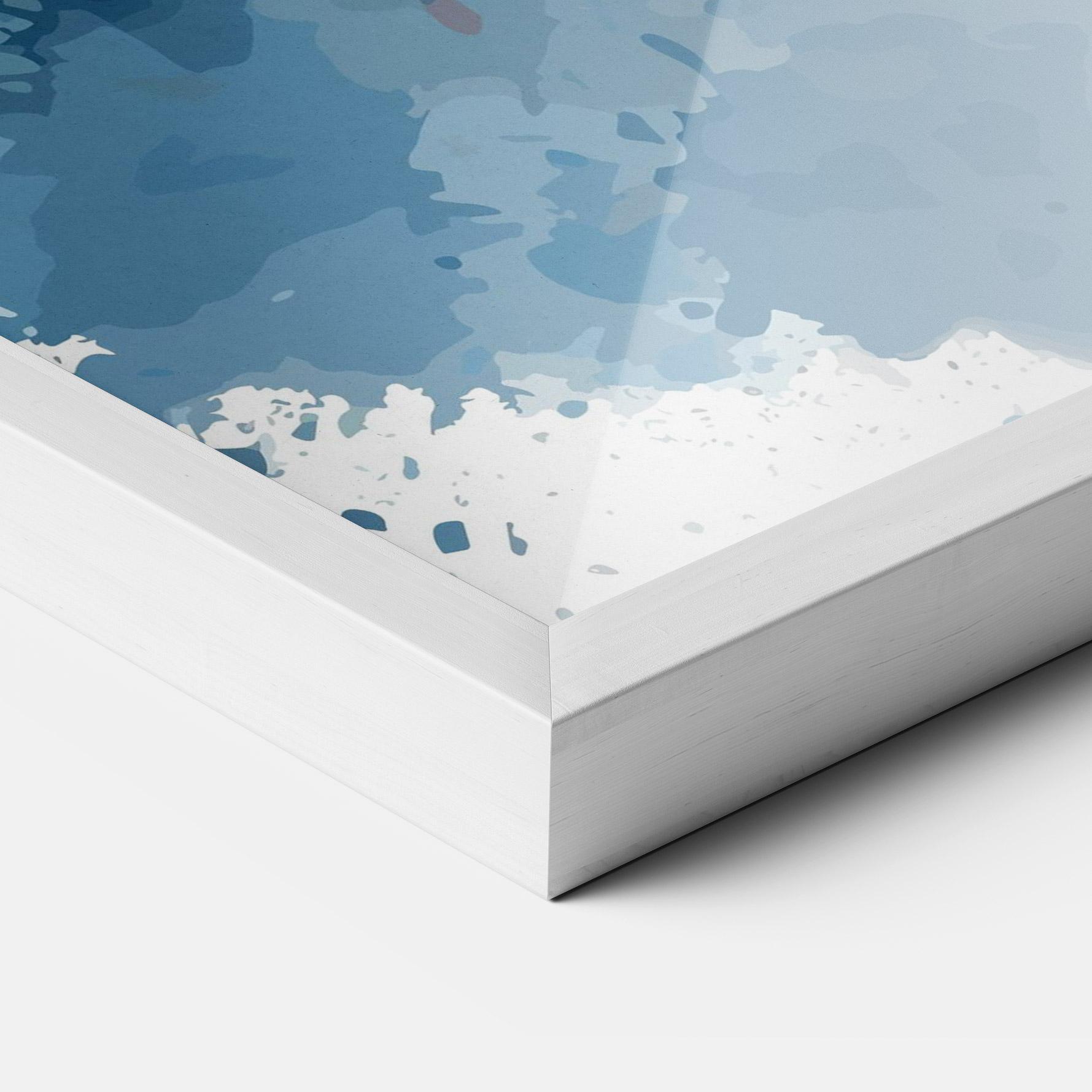 Plakat w Ramie Bunny Art Splash mockup 3