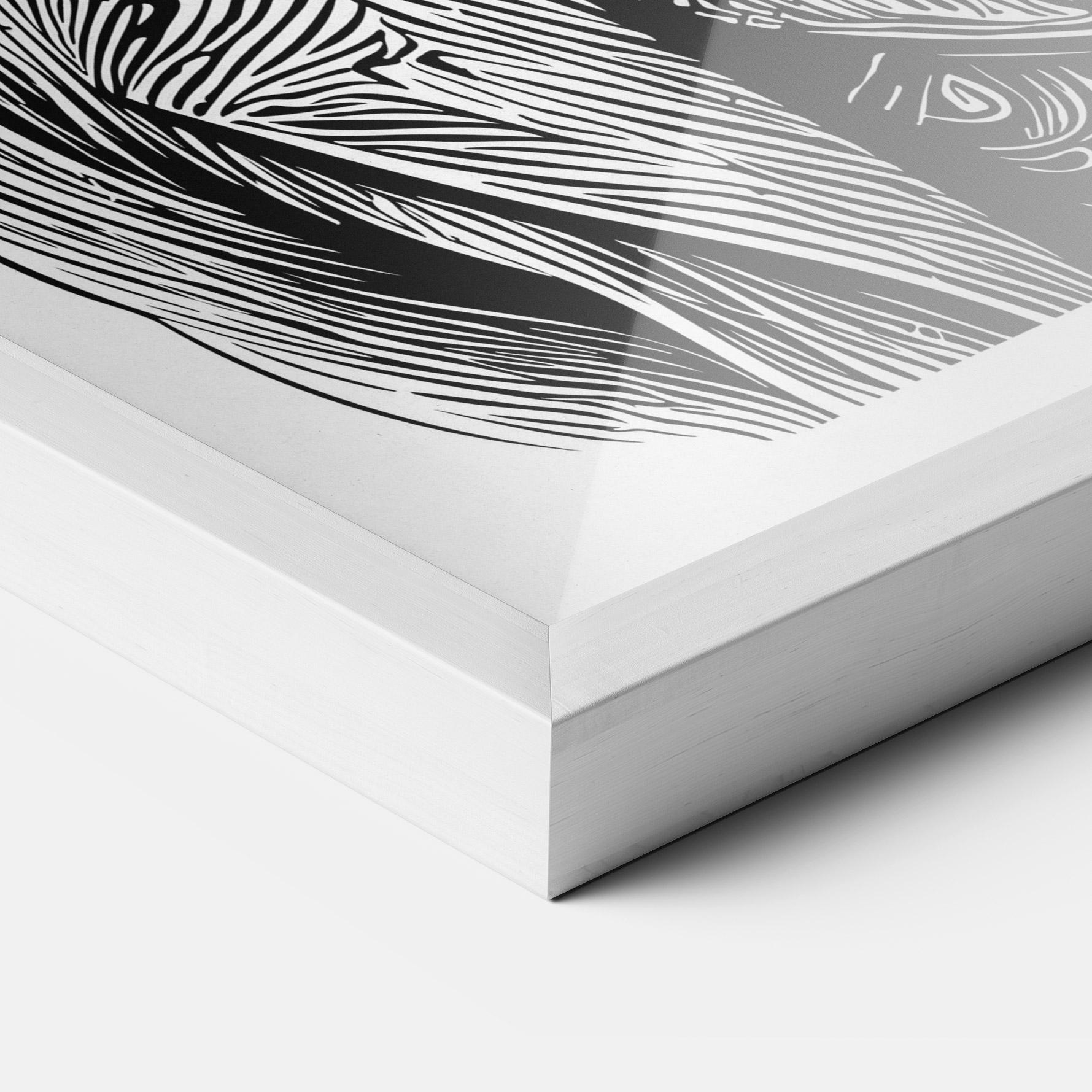 Plakat w Ramie Bunny In Suit mockup 3