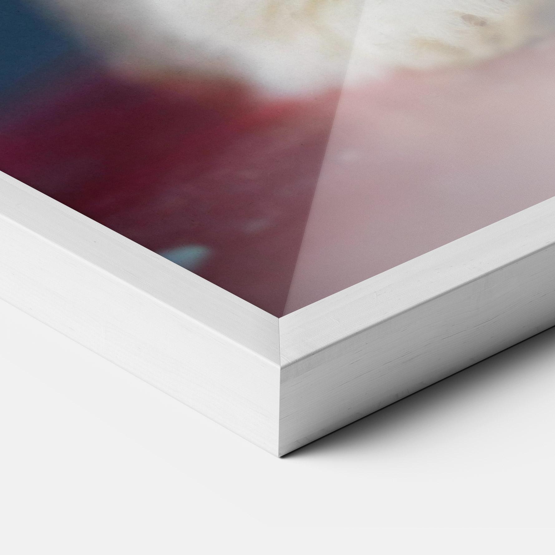 Plakat w Ramie Cute Grey Bunny mockup 3