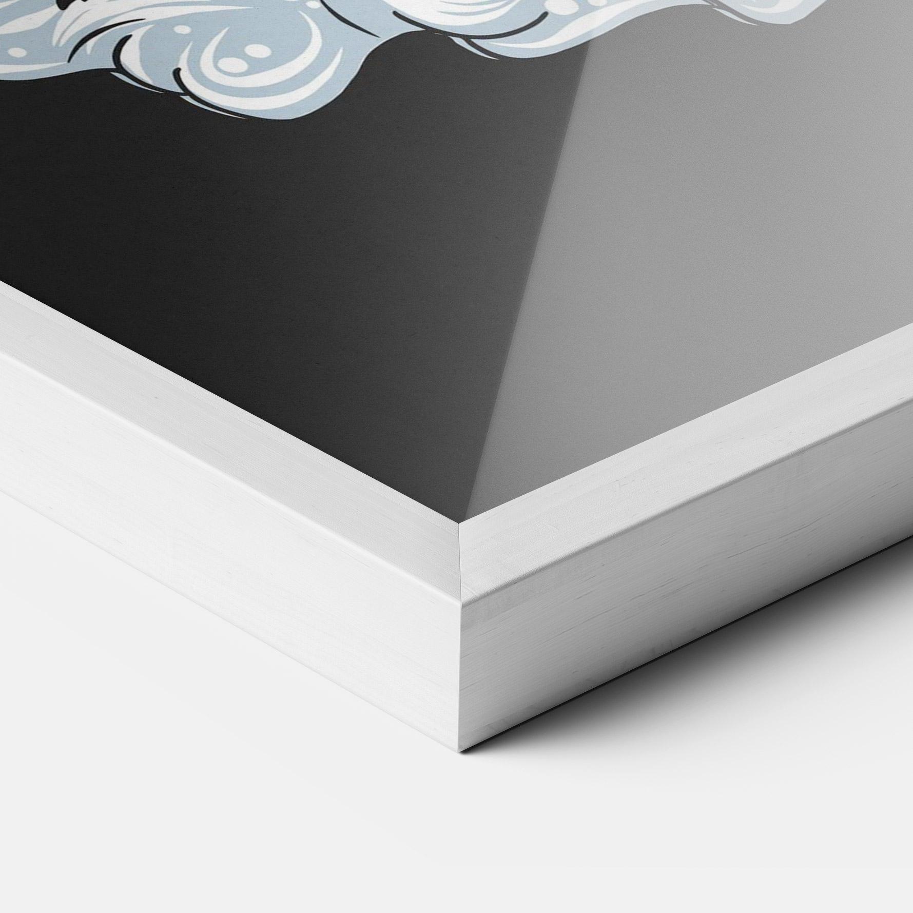 Plakat w Ramie Moon Bunny mockup 3