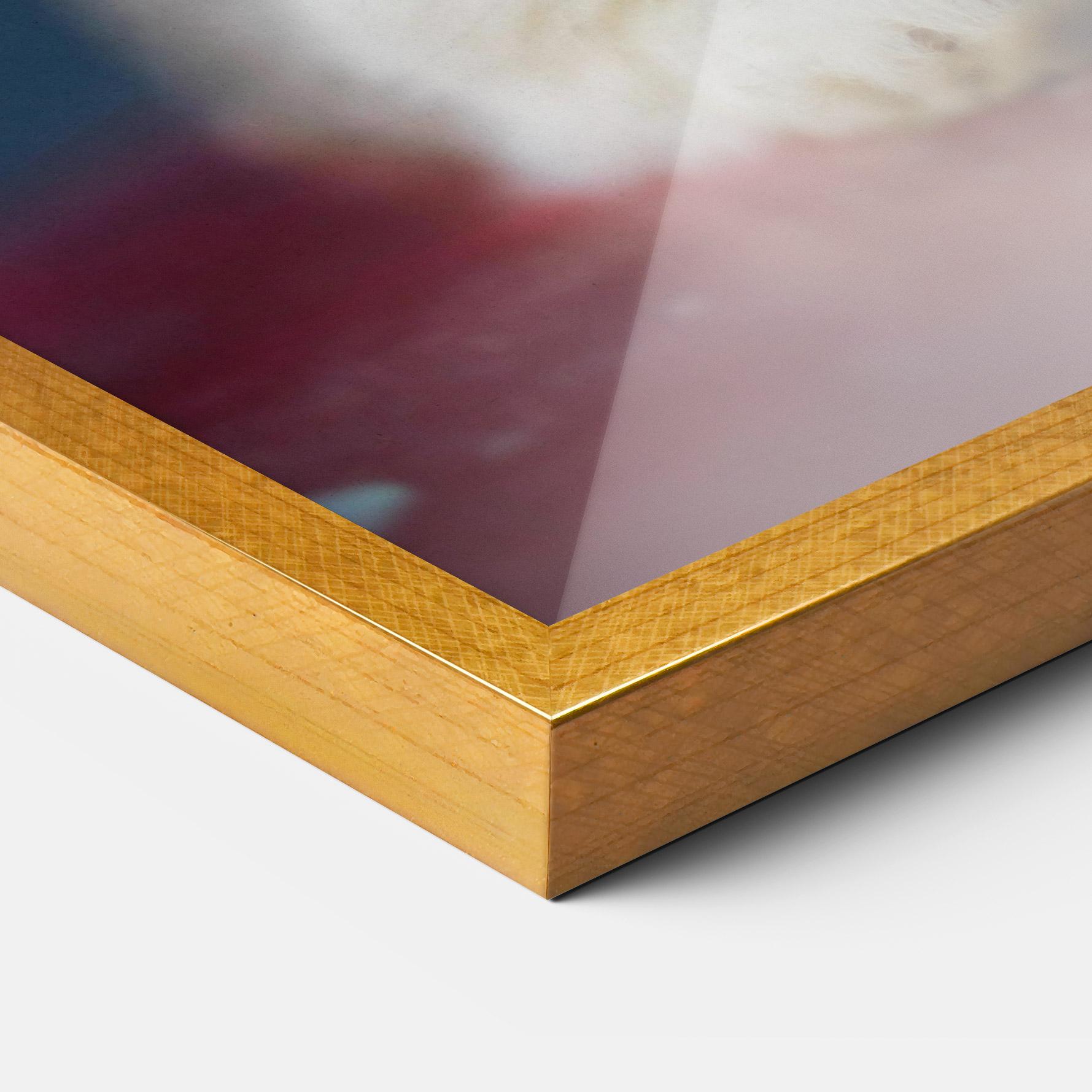 Plakat w Ramie Cute Grey Bunny mockup 3