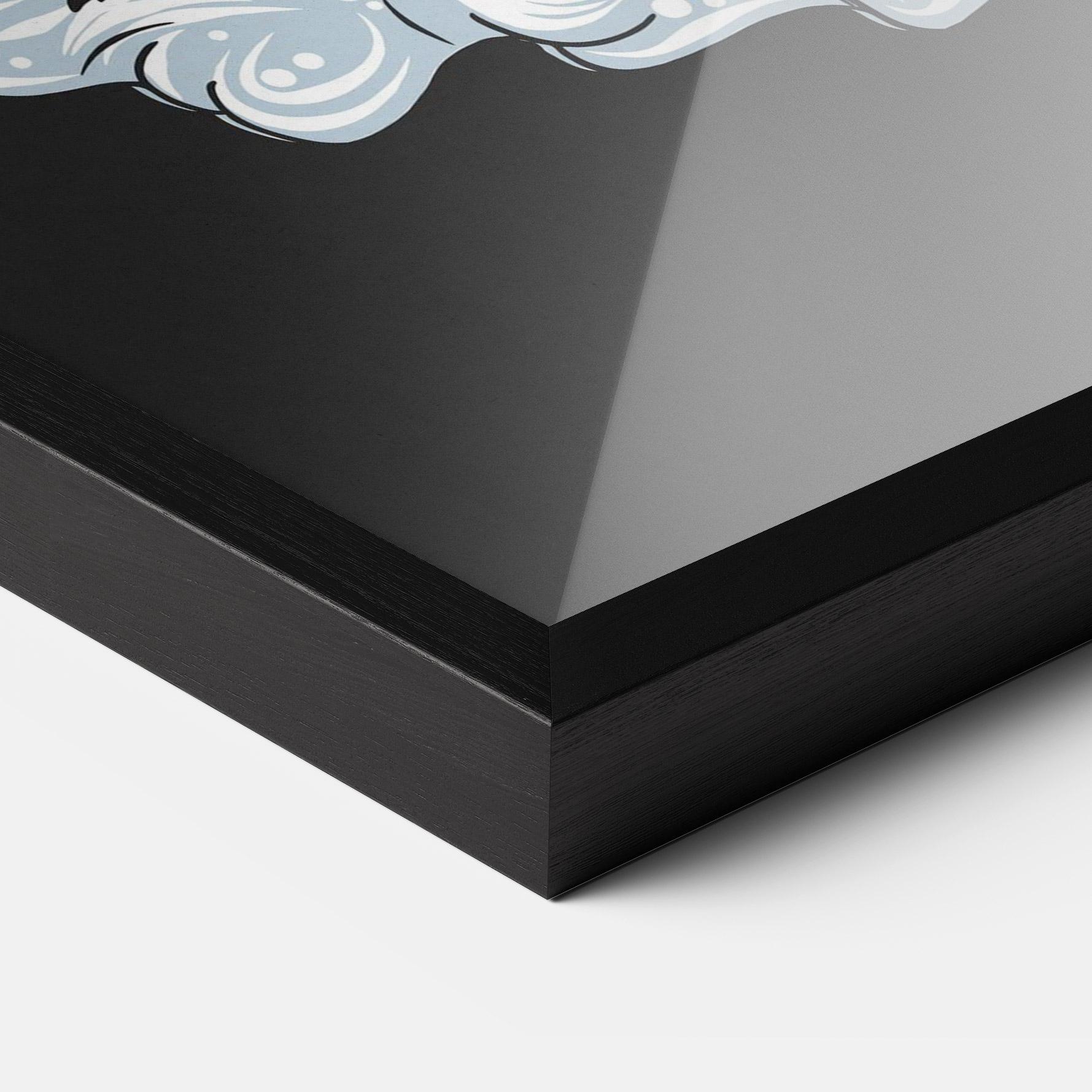 Plakat w Ramie Moon Bunny mockup 3