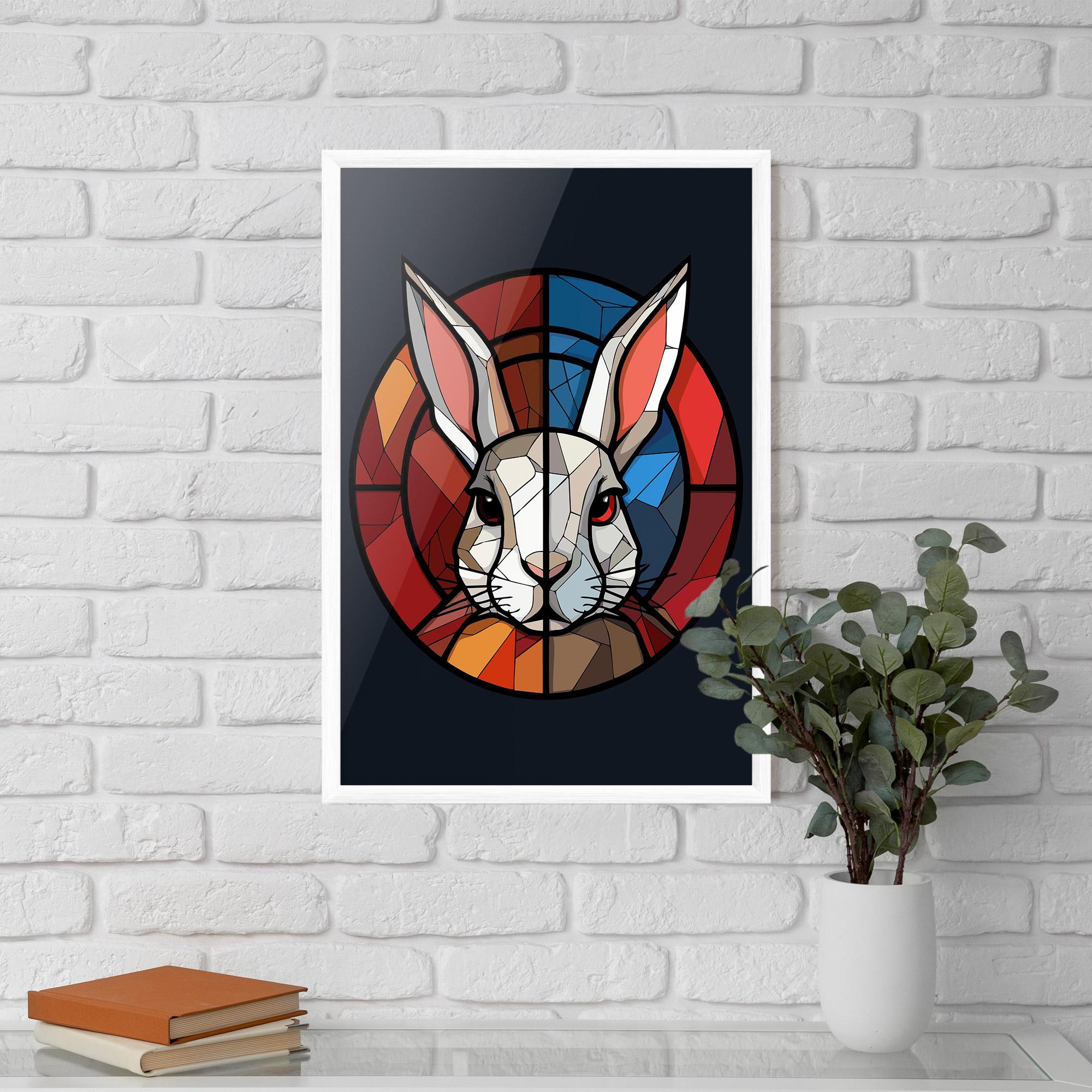 Plakat w Ramie Bunny mockup 5
