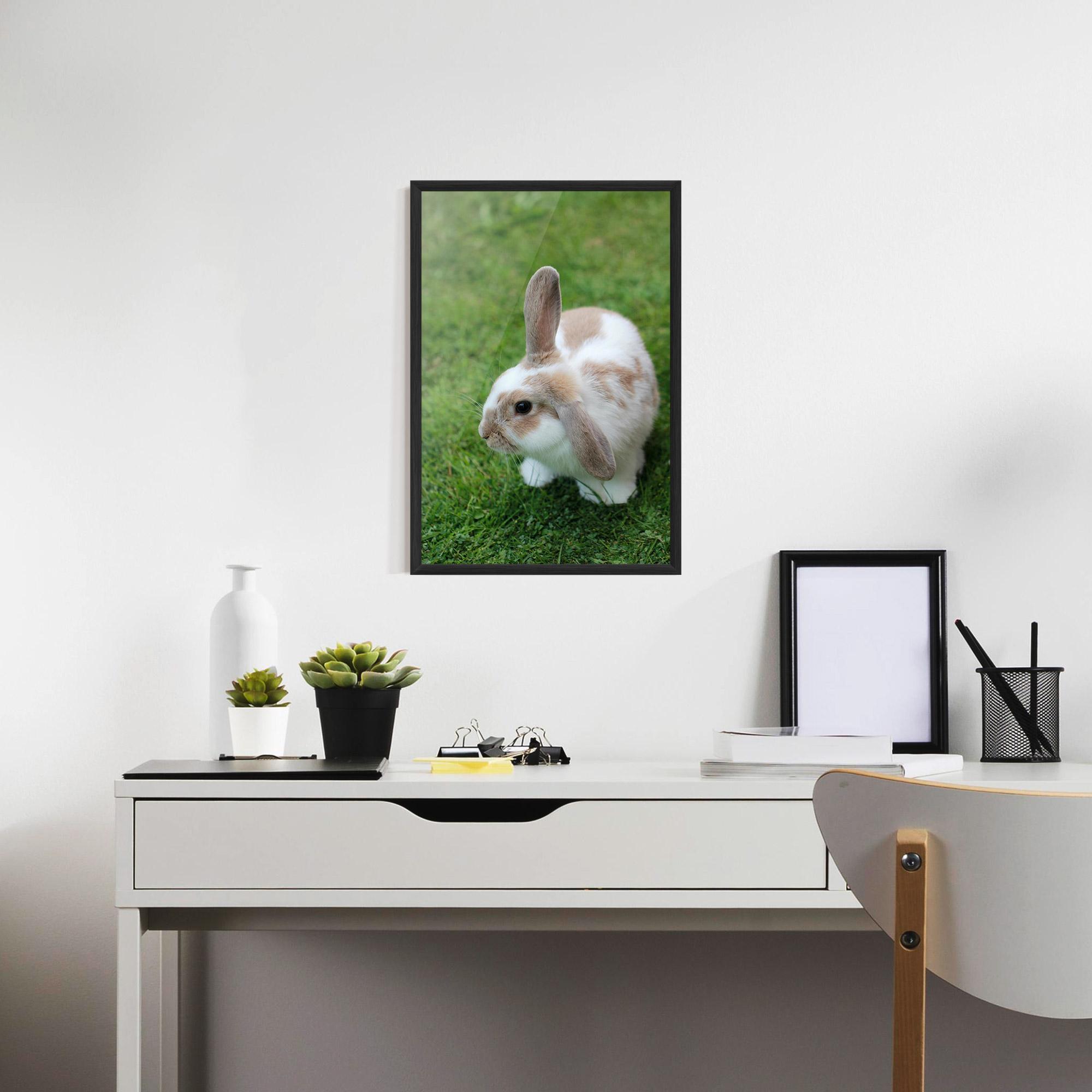 Plakat w Ramie Light Orange Bunny mockup 7