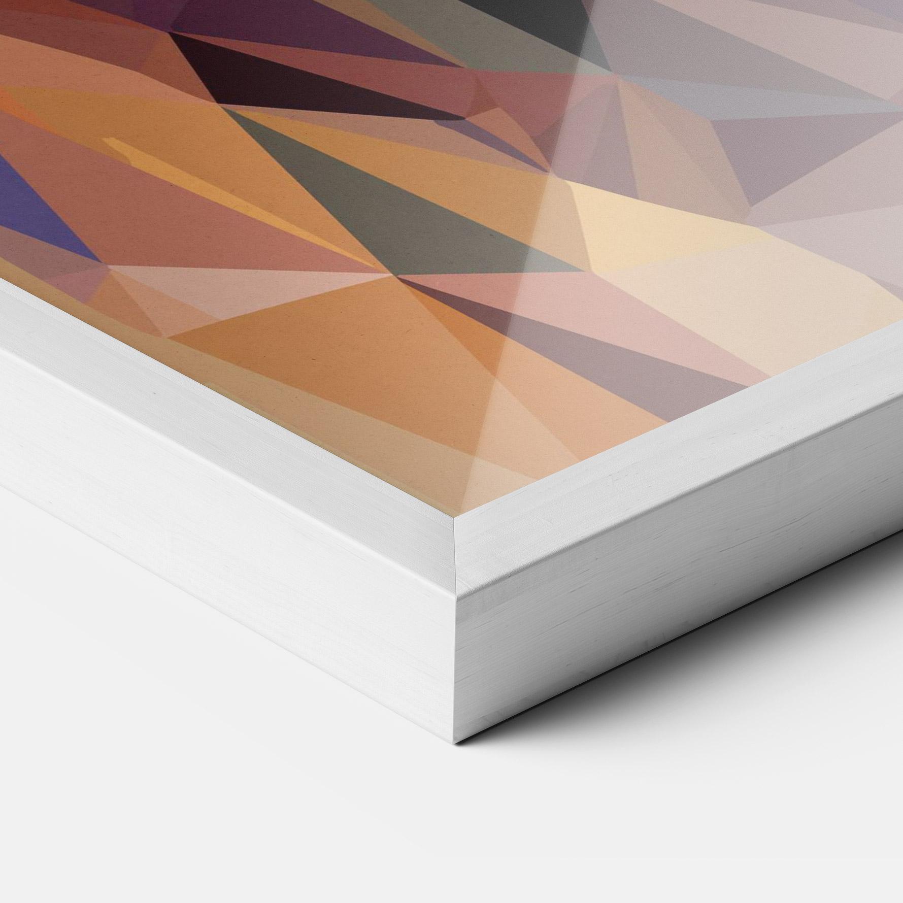 Plakat w Ramie Artistic Lion Head mockup 3