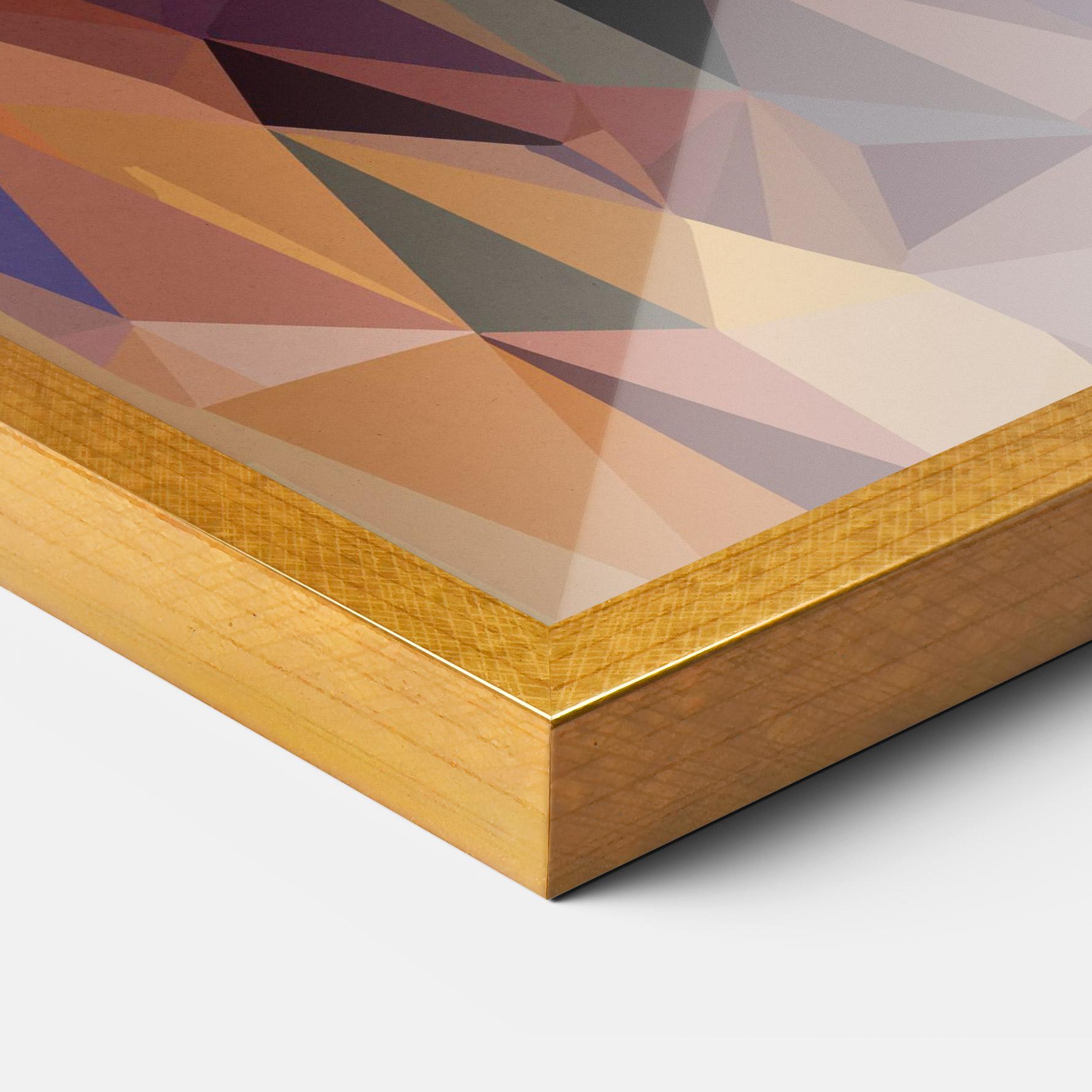 Plakat w Ramie Artistic Lion Head mockup 3