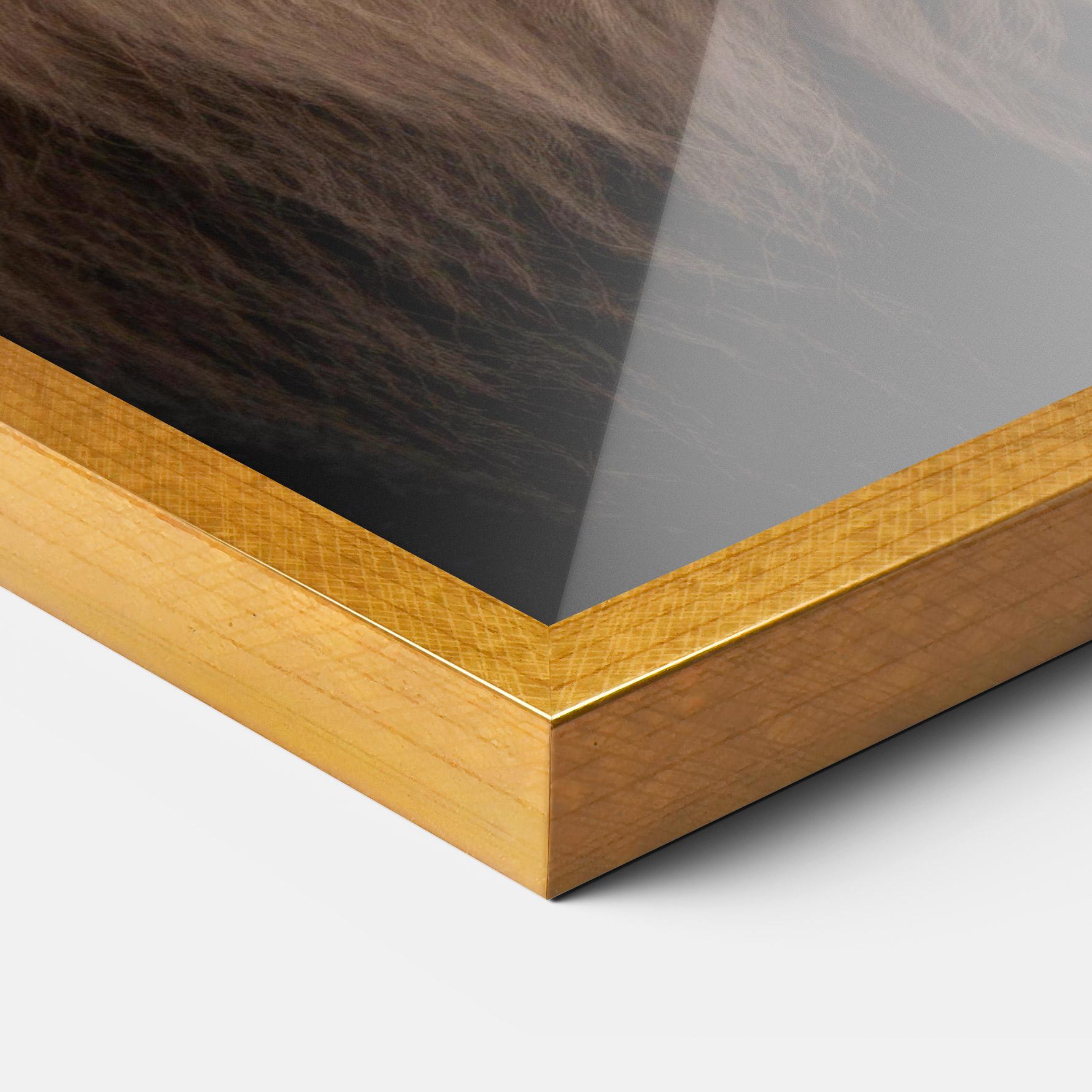 Plakat w Ramie Wild Lion View mockup 3