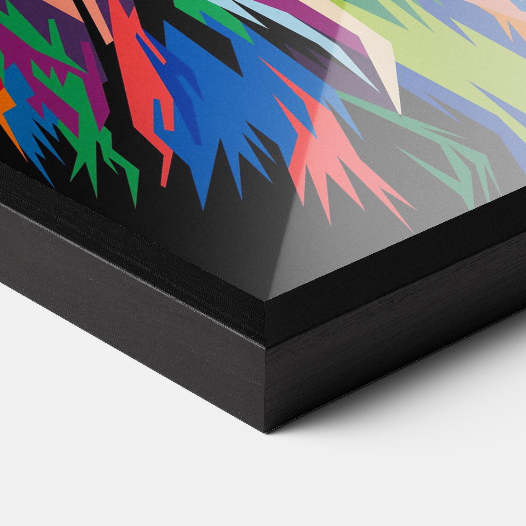 Plakat w Ramie Beautiful Lion mockup 3