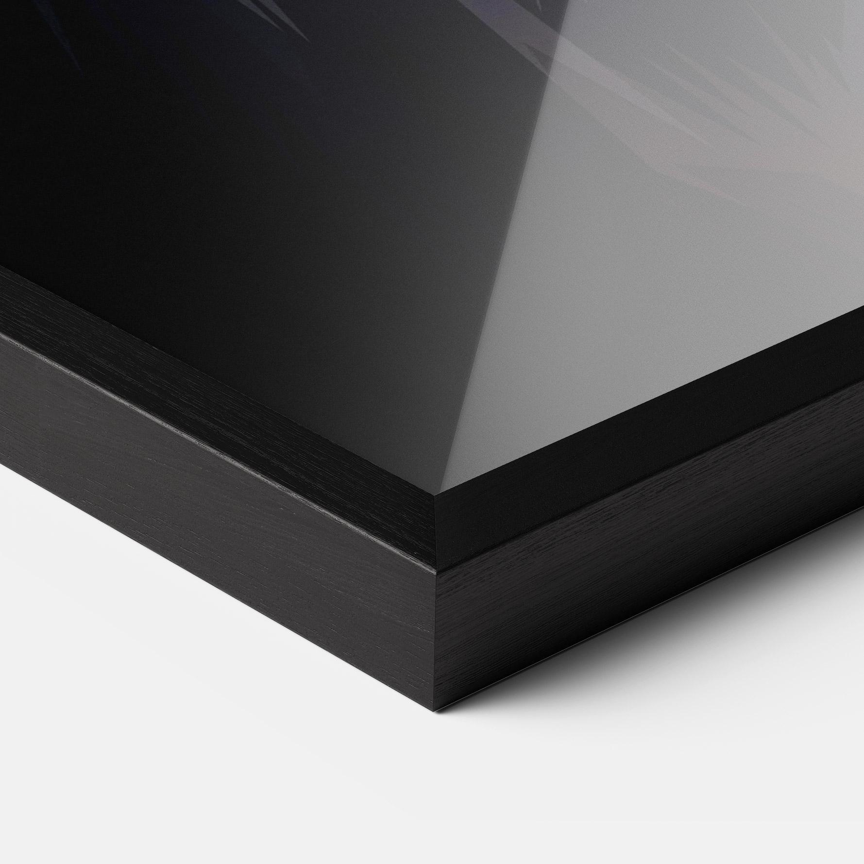 Plakat w Ramie Blue Lion mockup 3