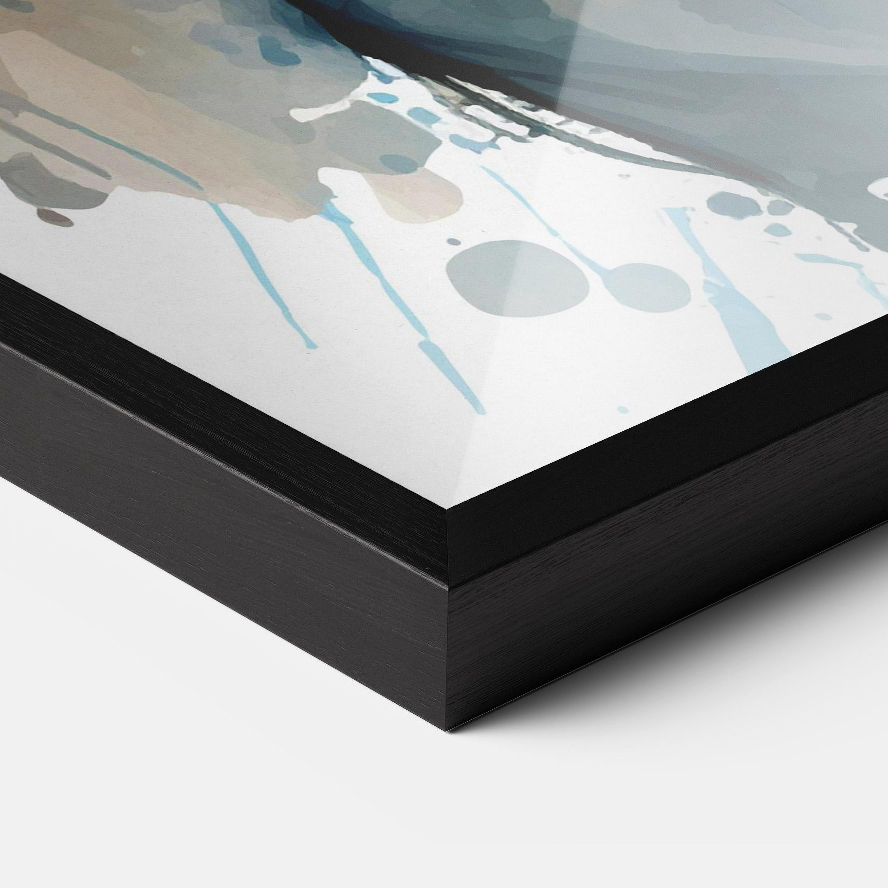 Plakat w Ramie Brown Suit Lion mockup 3