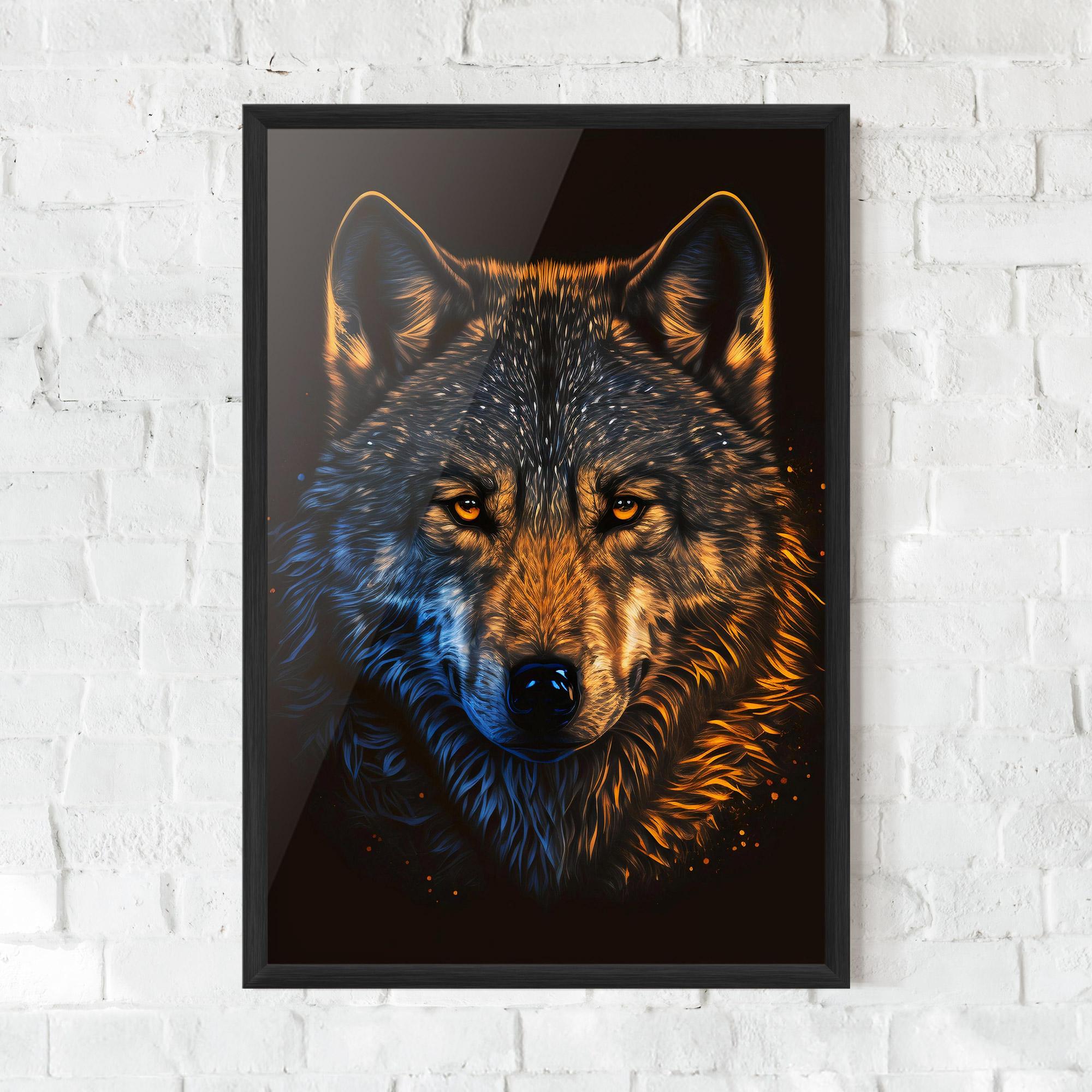 Plakat w Ramie Alpha Portrait mockup 0