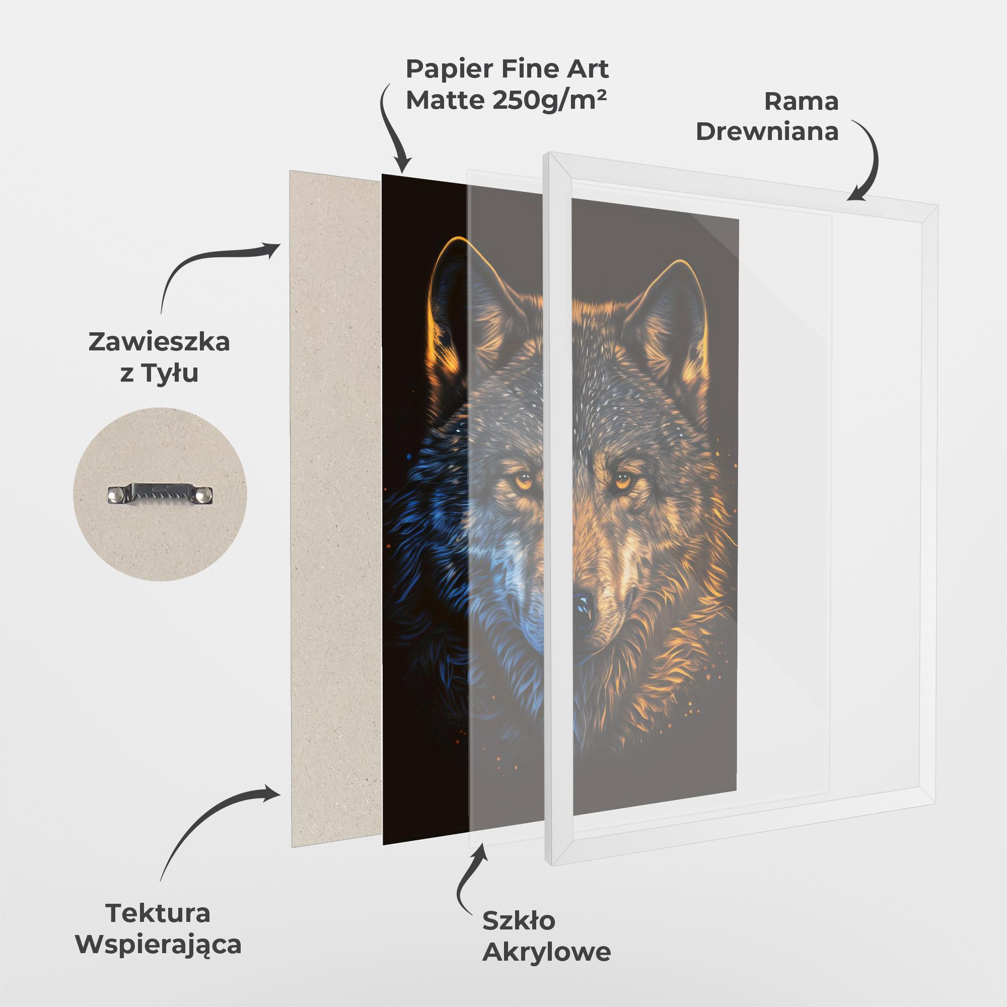 Plakat w Ramie Alpha Portrait mockup 1