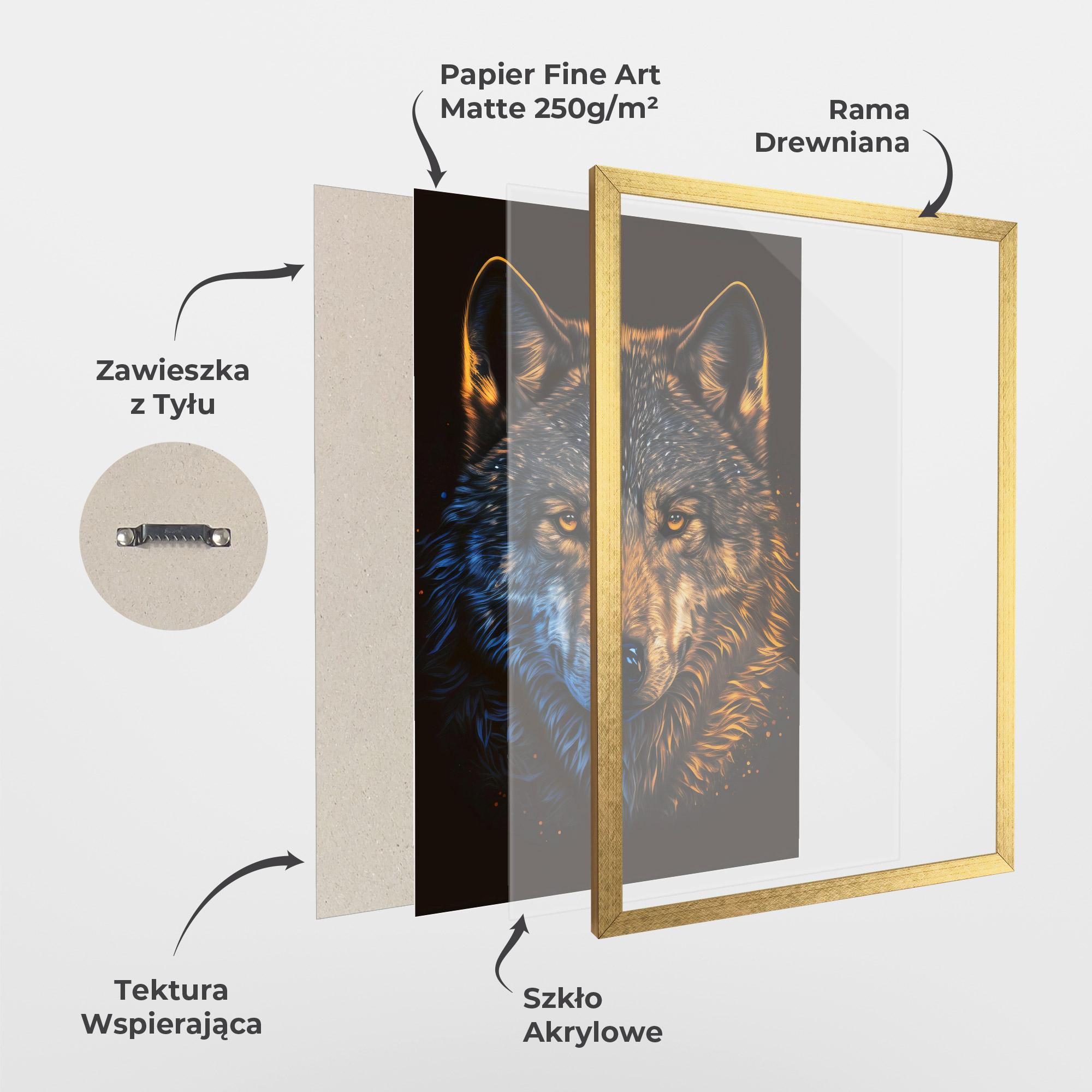 Plakat w Ramie Alpha Portrait mockup 1