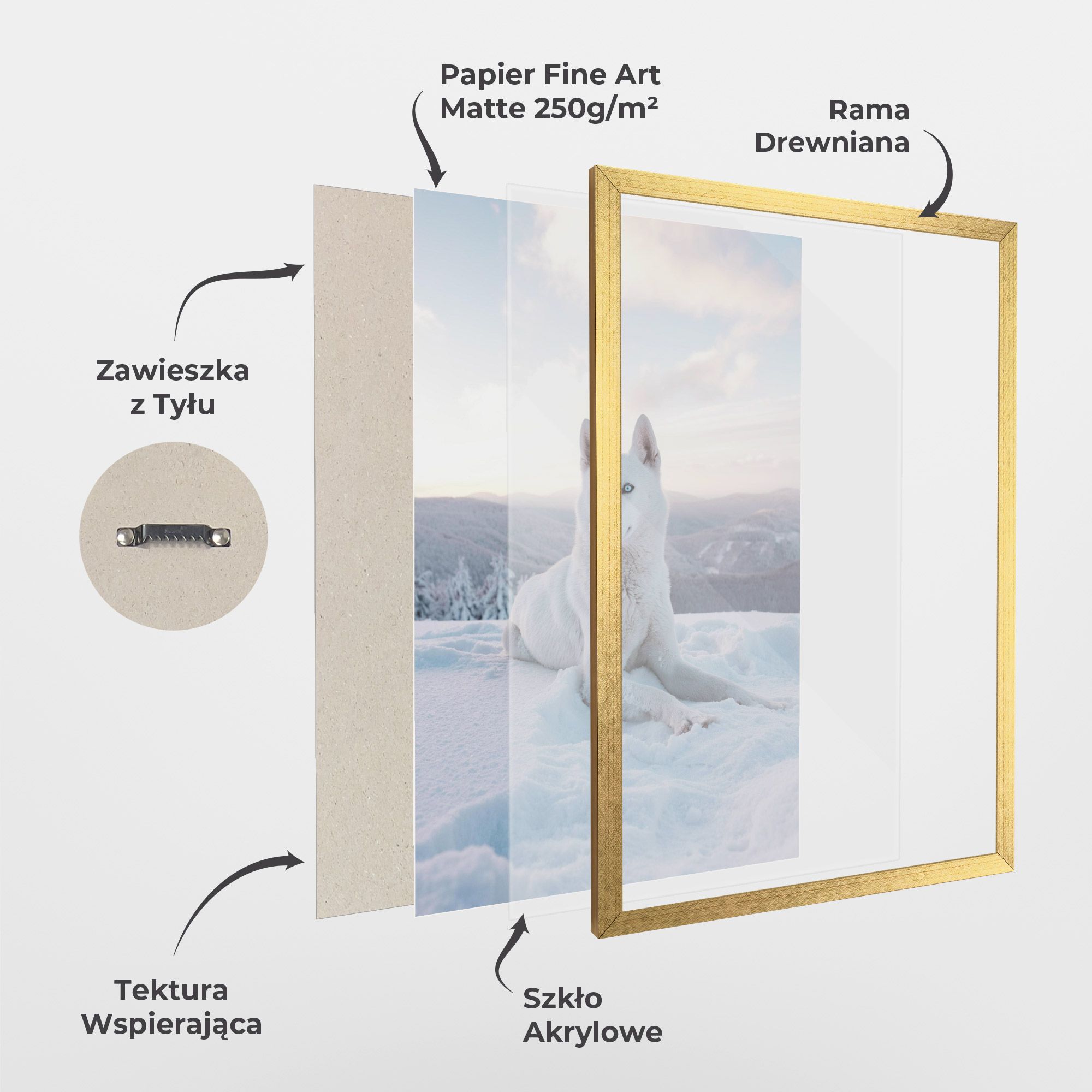 White Snow Wolf mockup 1