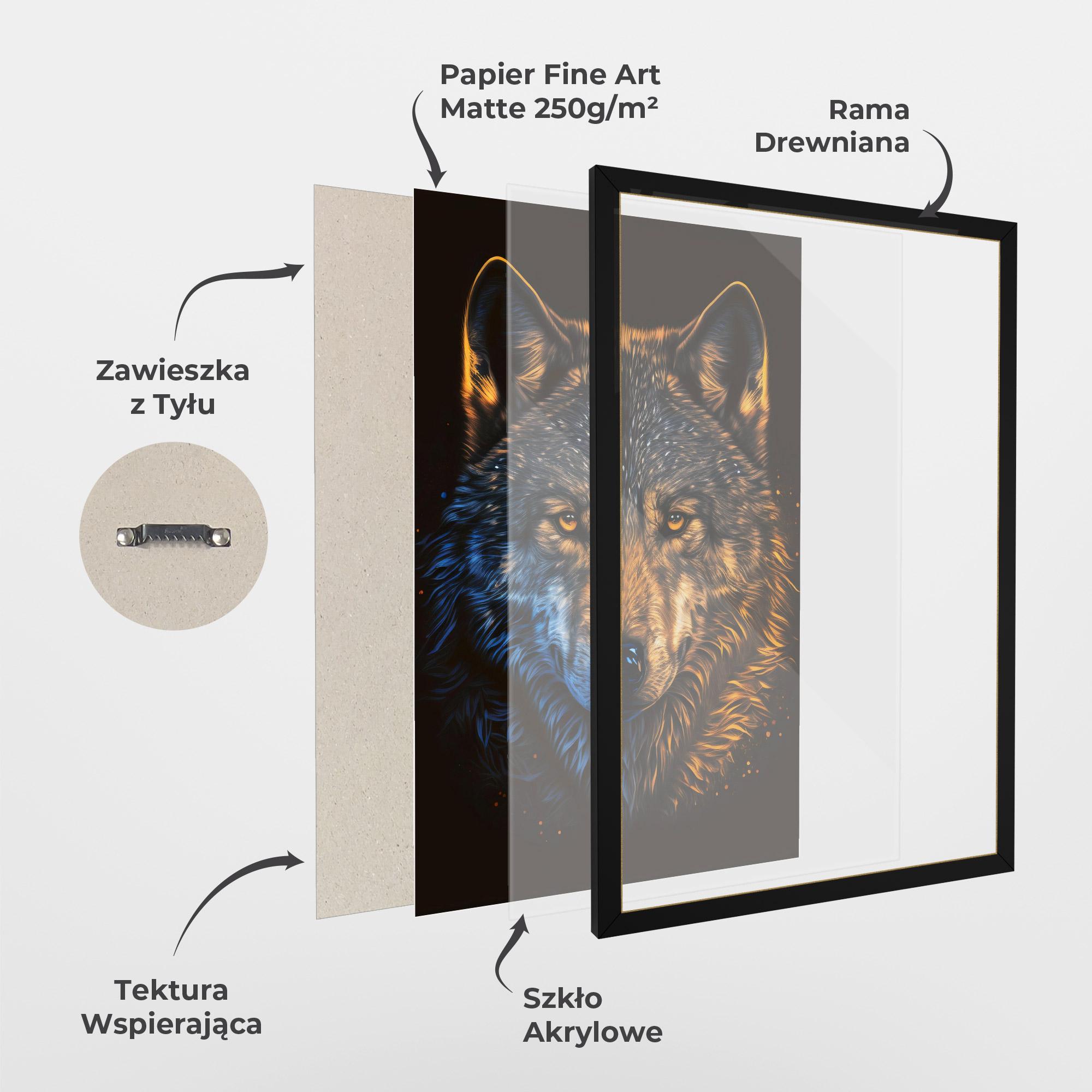 Plakat w Ramie Alpha Portrait mockup 1