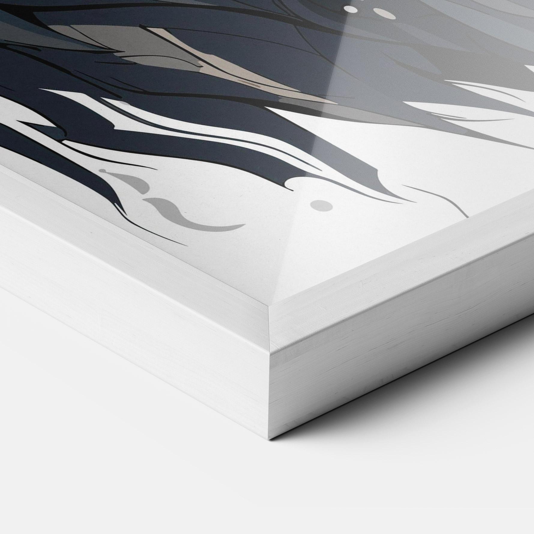 Plakat w Ramie Brown Wolf mockup 3