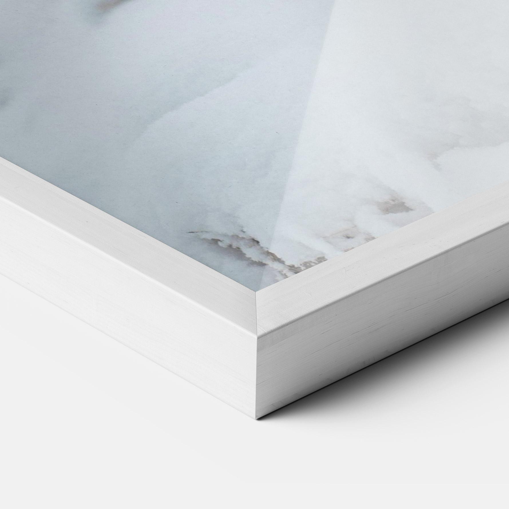 Plakat w Ramie Snow Wolf mockup 3
