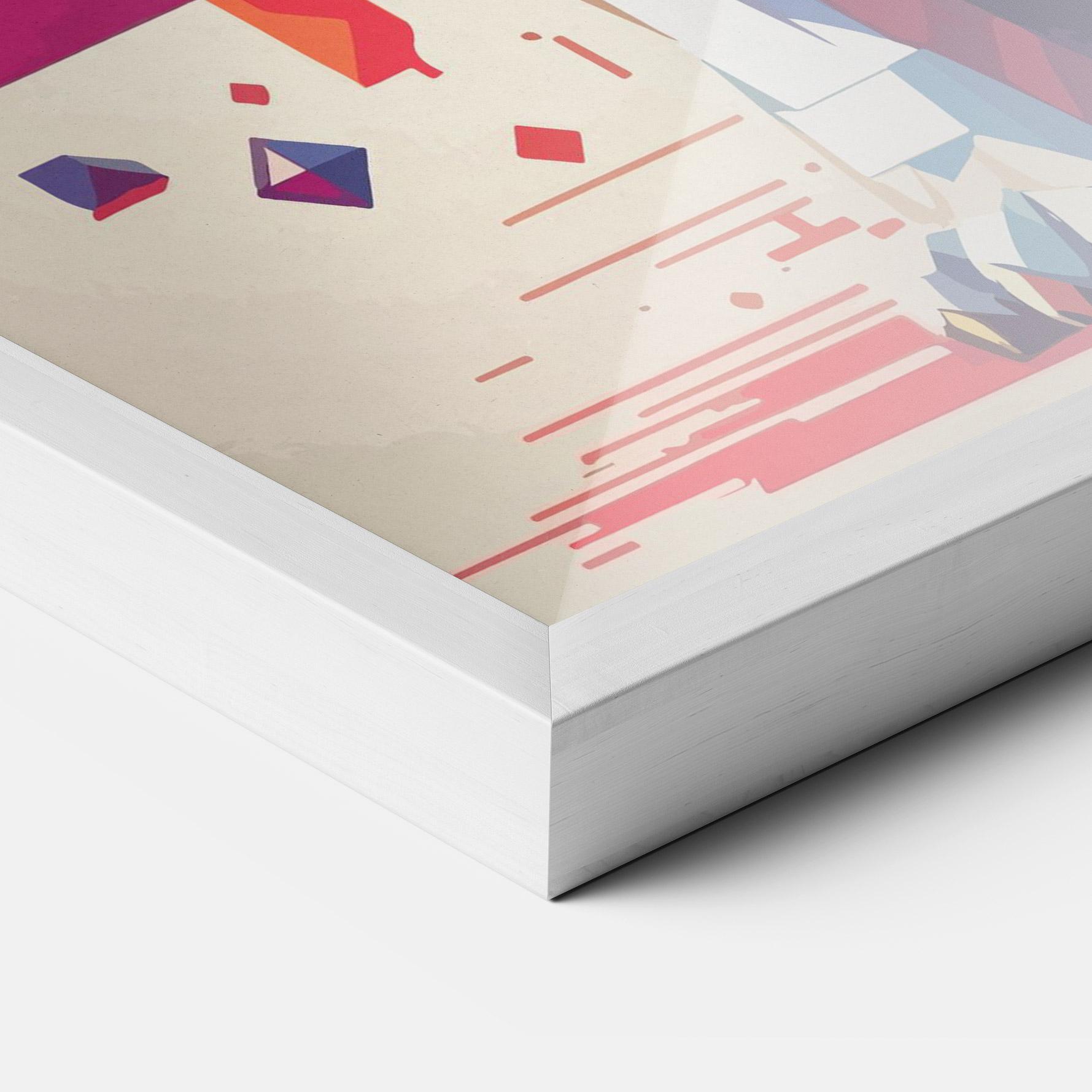 Plakat w Ramie Wolf Character mockup 3