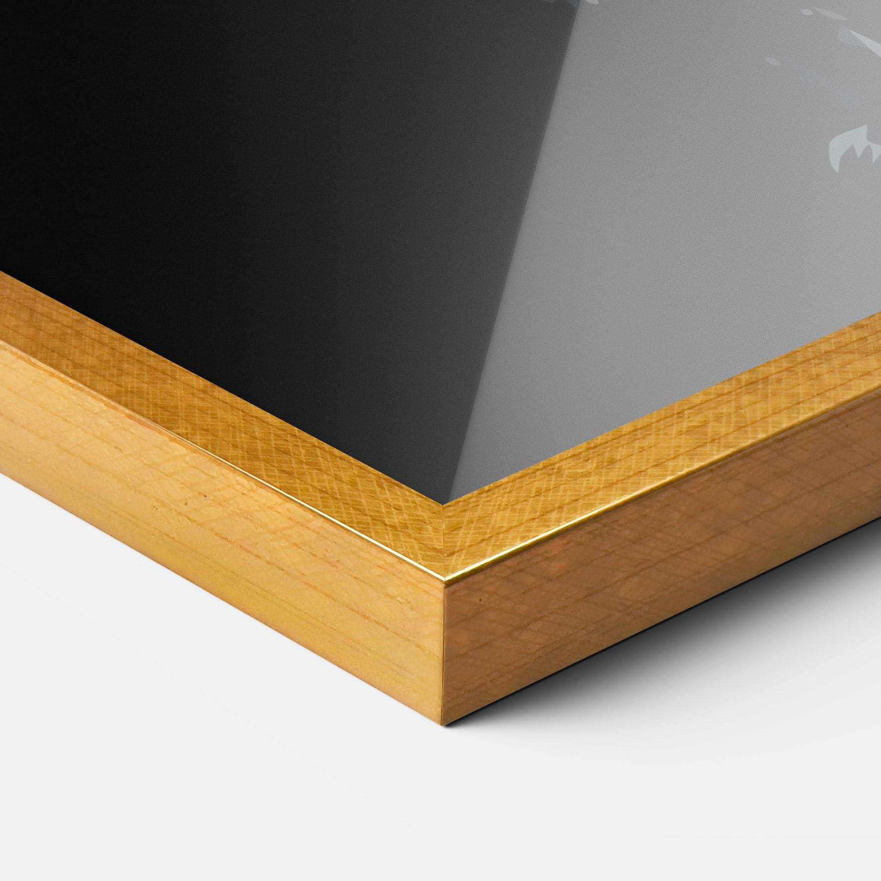 Plakat w Ramie Blue Wolf mockup 3