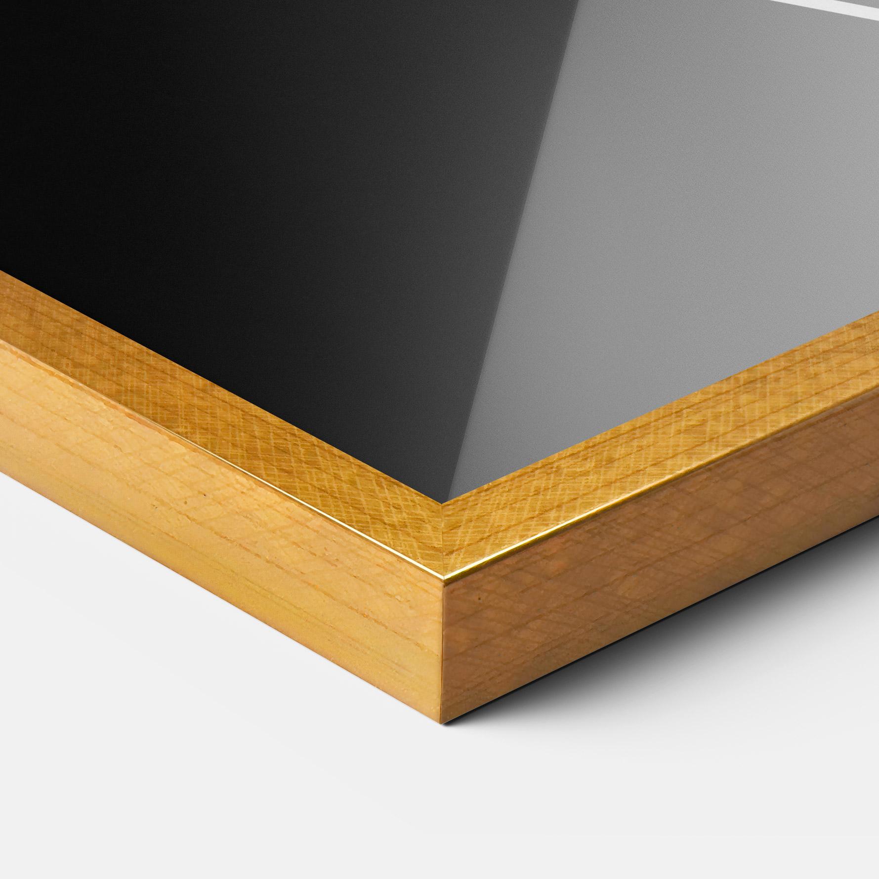 Plakat w Ramie Dark Wolf Skull mockup 3