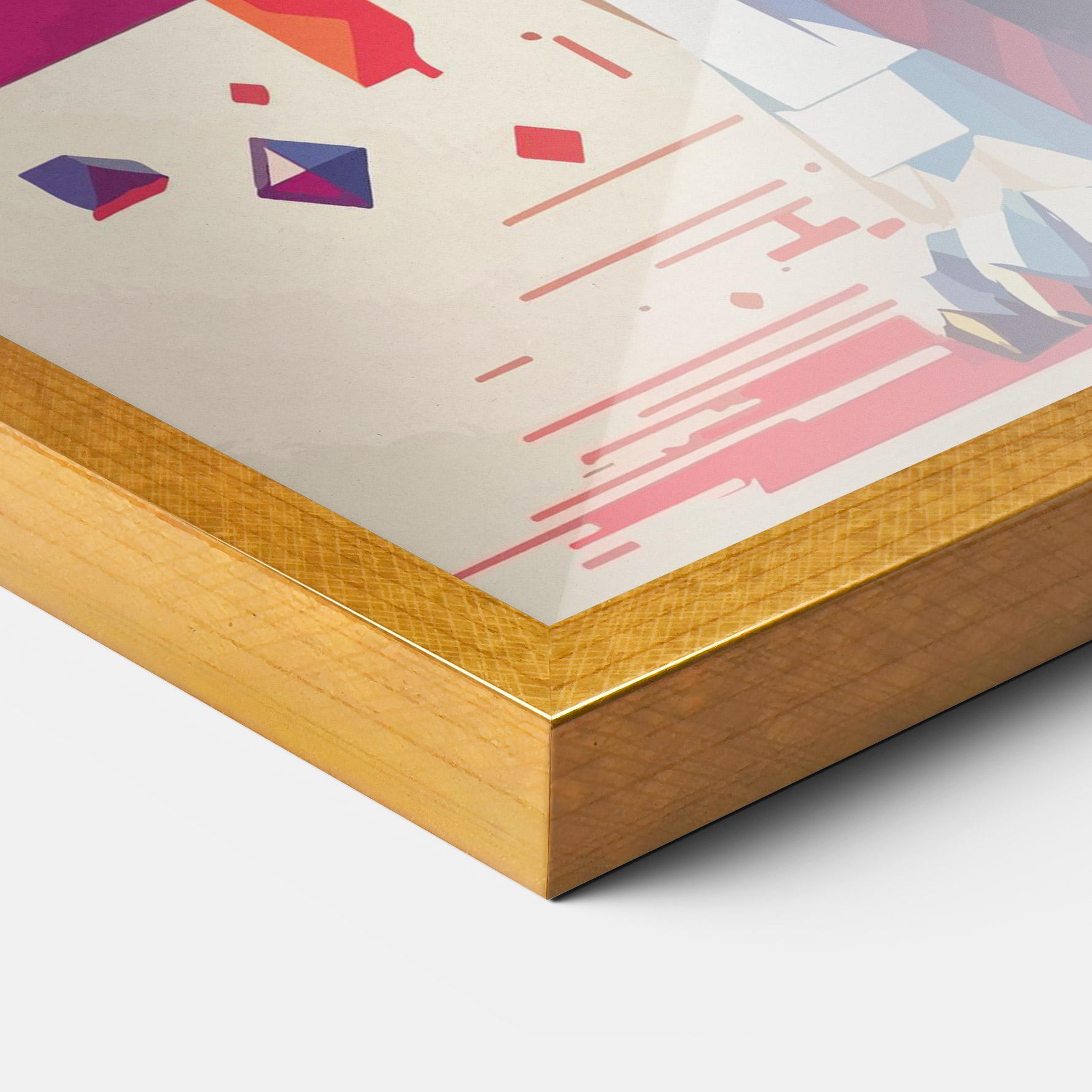 Plakat w Ramie Wolf Character mockup 3