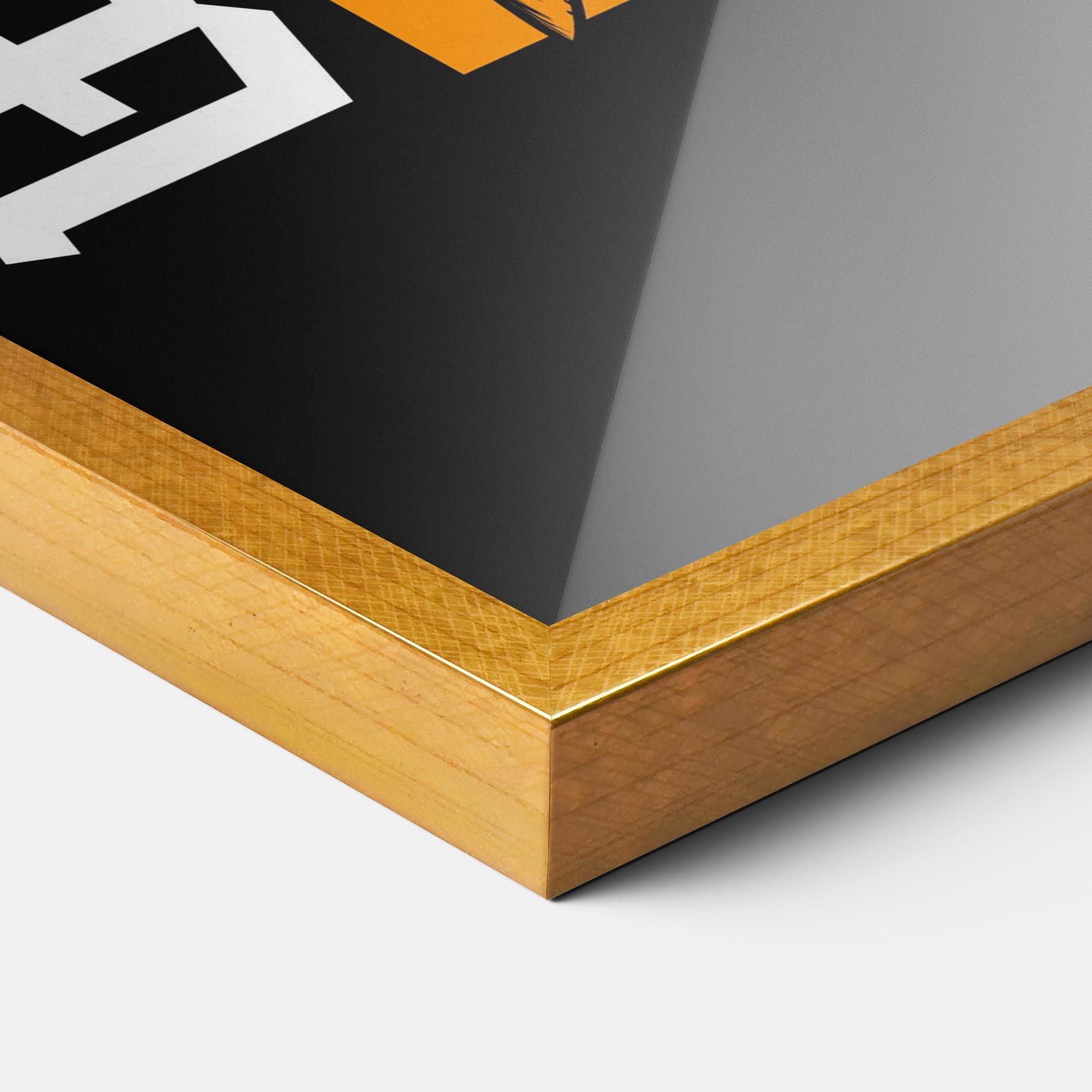 Plakat w Ramie Wolf Skull mockup 3