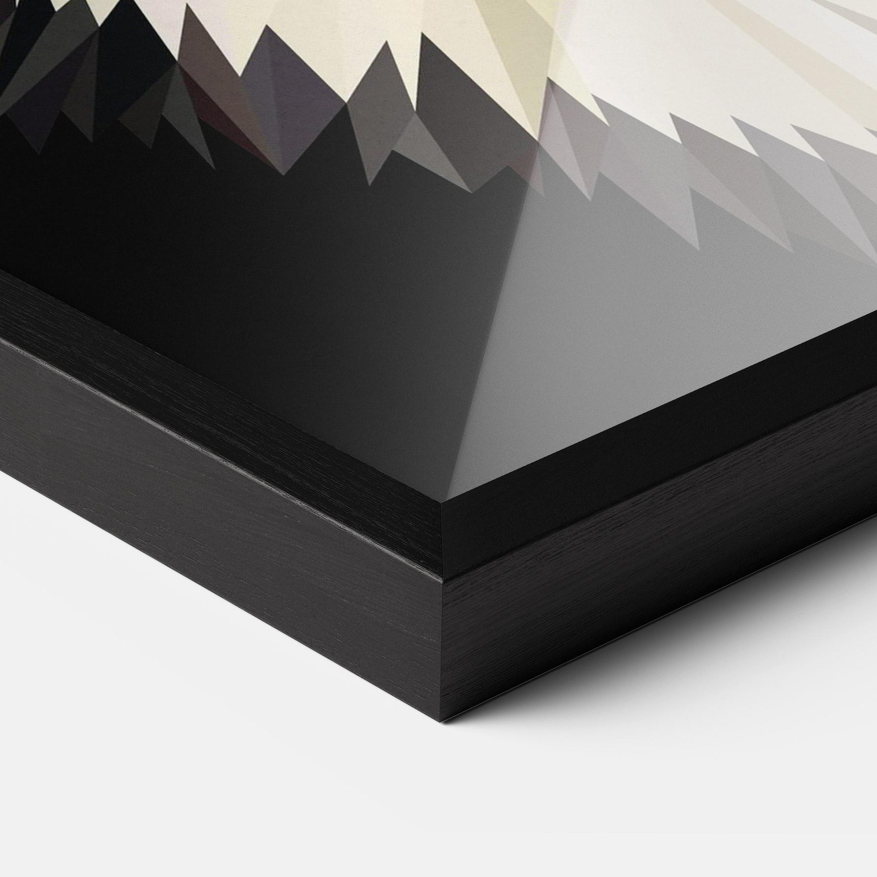 Plakat w Ramie Pretty Wolf Head mockup 3