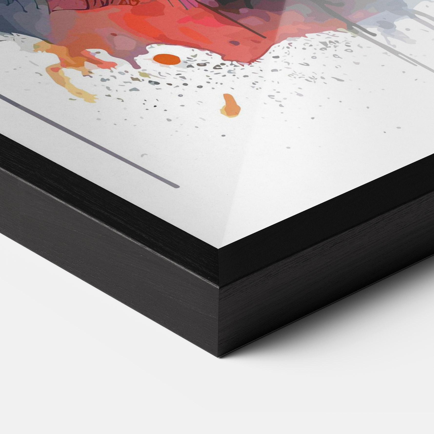 Plakat w Ramie Wolf Art mockup 3