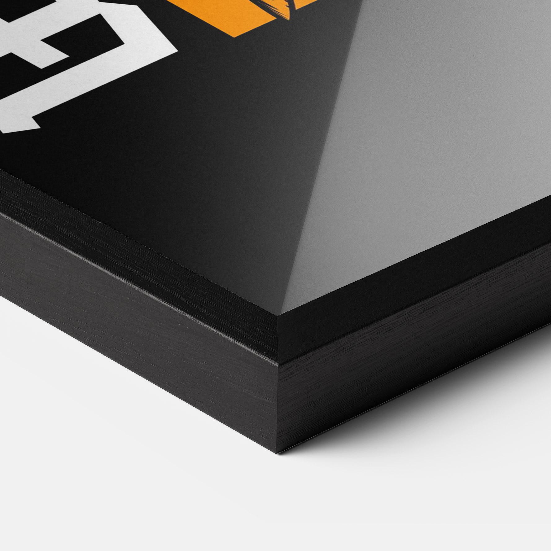 Plakat w Ramie Wolf Skull mockup 3