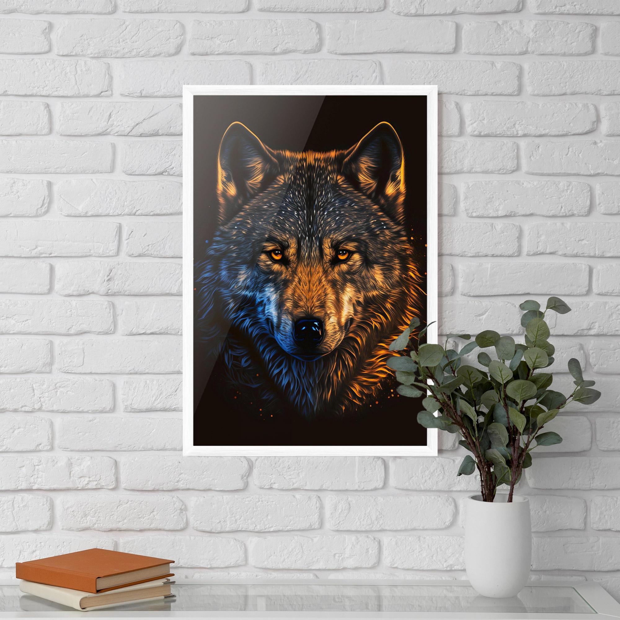 Plakat w Ramie Alpha Portrait mockup 5