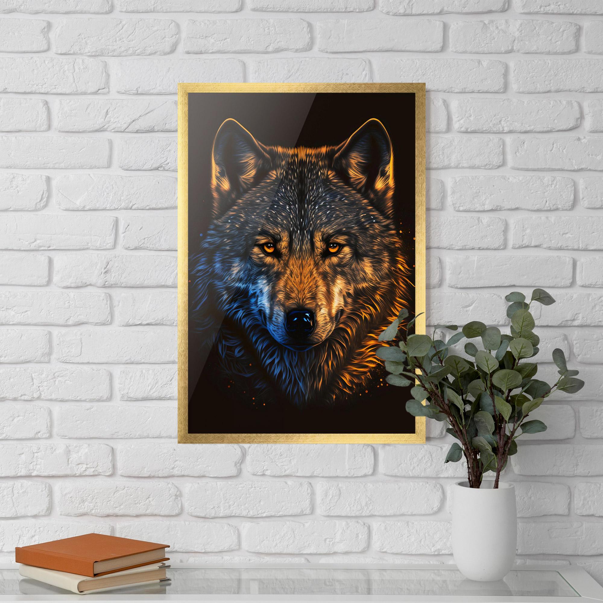 Plakat w Ramie Alpha Portrait mockup 5