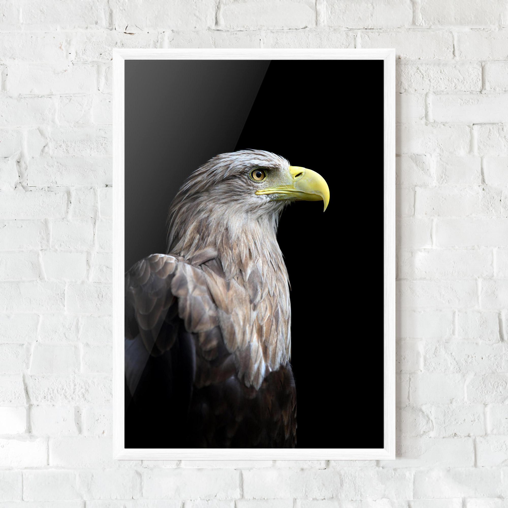 Plakat w Ramie Close Up Eagle mockup 0