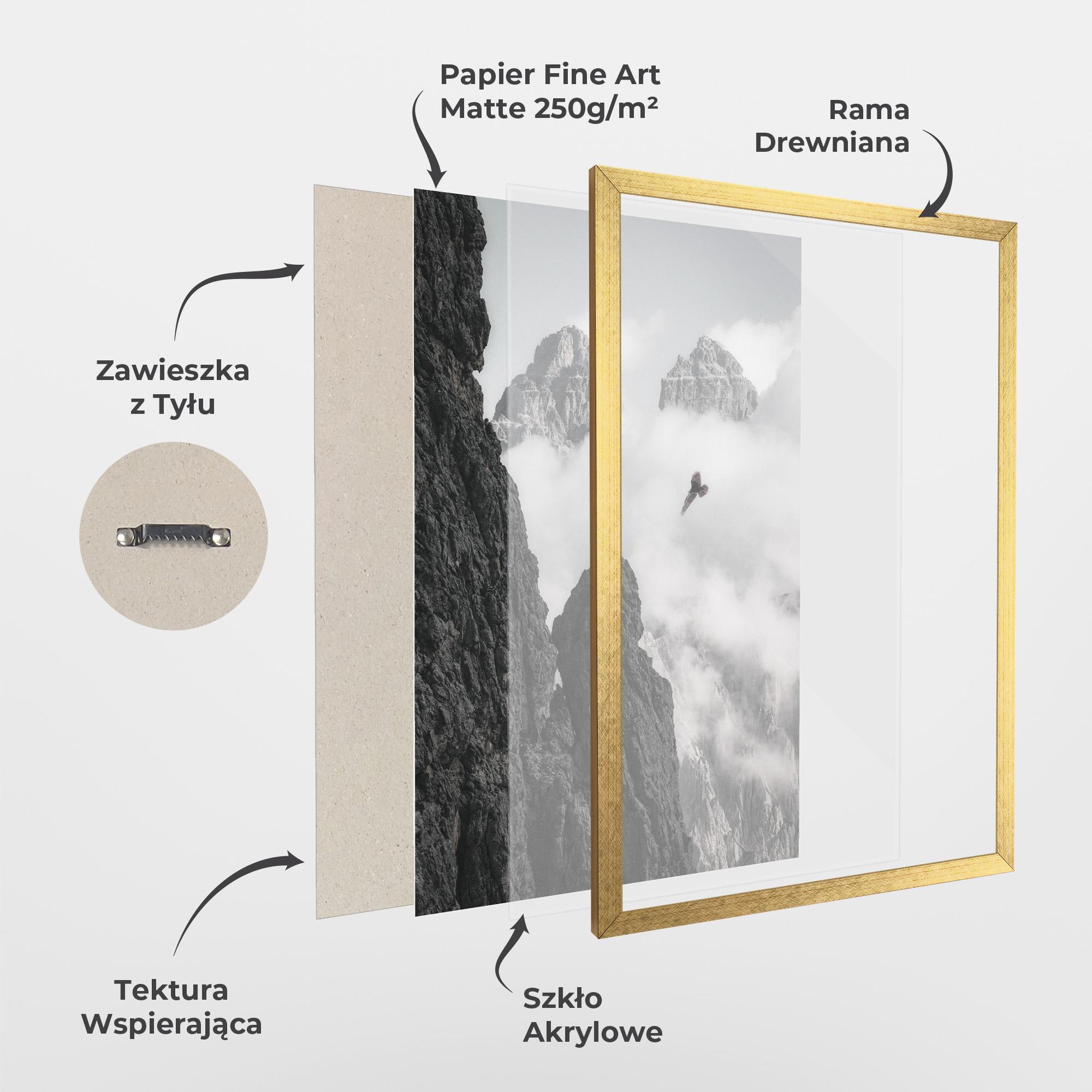 Plakat w Ramie Mountain Eagle mockup 1