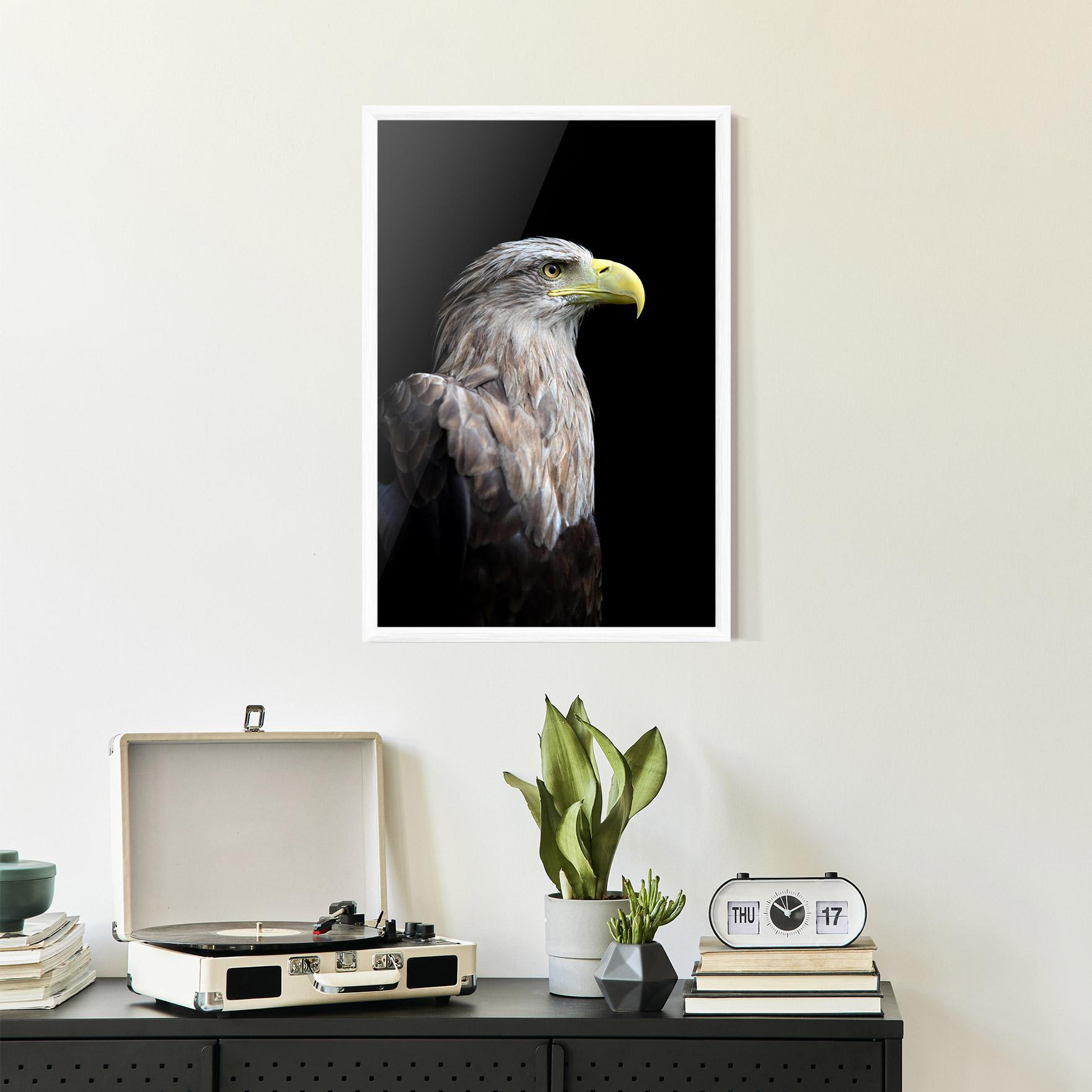 Plakat w Ramie Close Up Eagle mockup 2