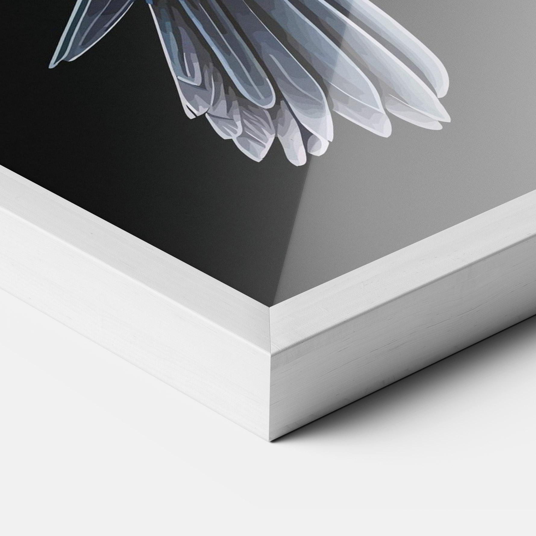 Plakat w Ramie Green Hummingbird mockup 3