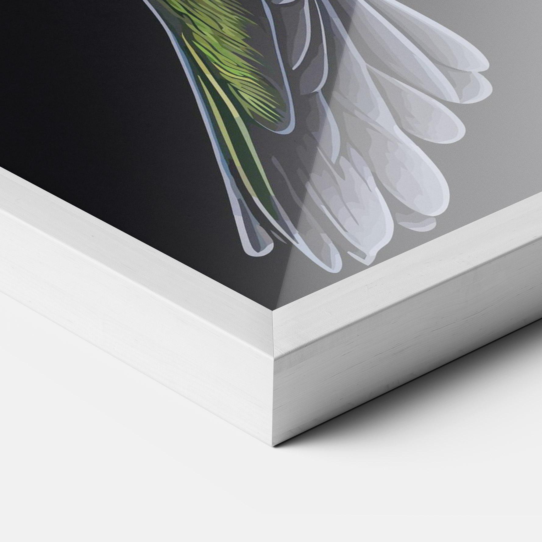 Plakat w Ramie Hummingbird mockup 3