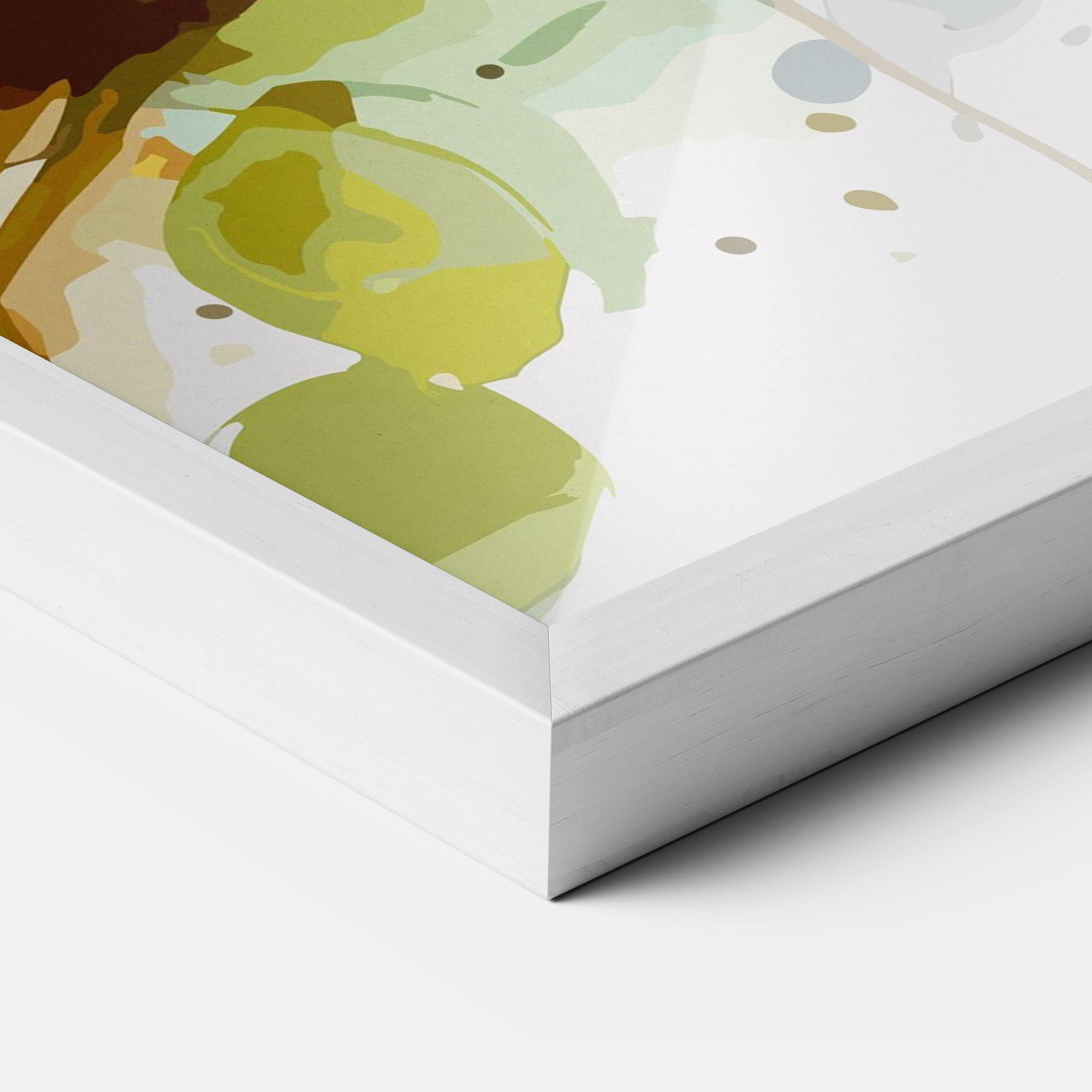 Plakat w Ramie Pretty Blue Bird mockup 3