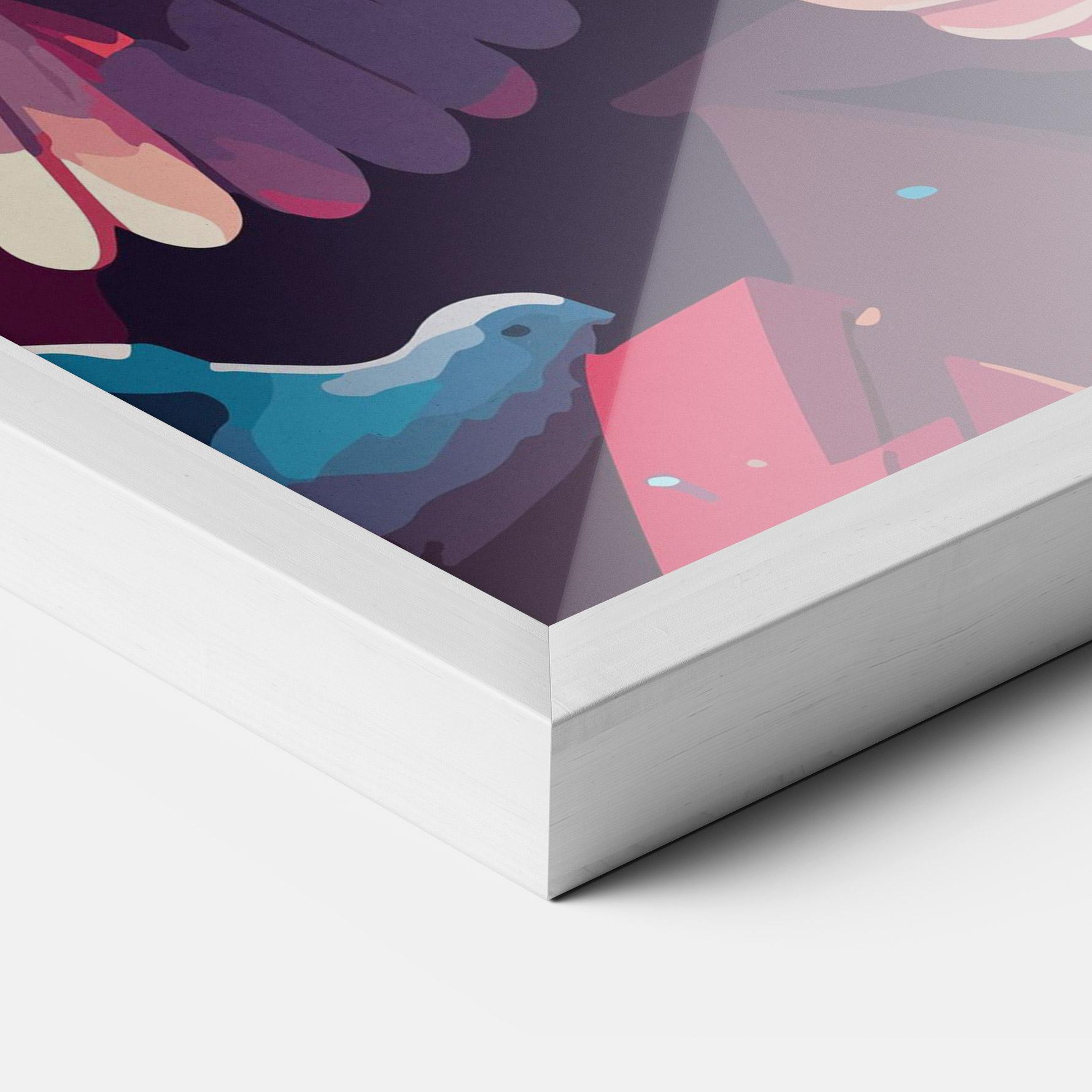 Plakat w Ramie Pretty Dove Family mockup 3