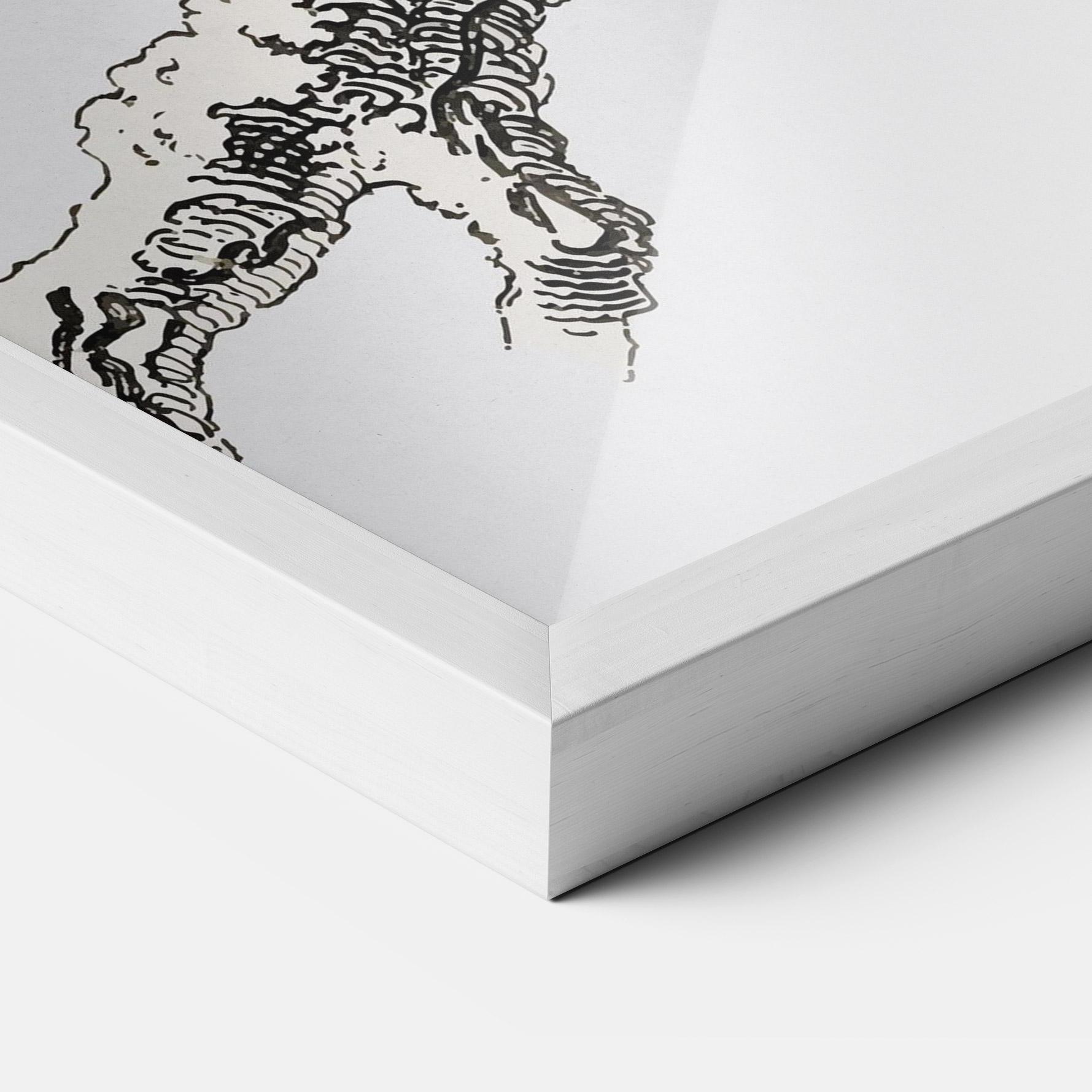 Plakat w Ramie Yellow Owl mockup 3