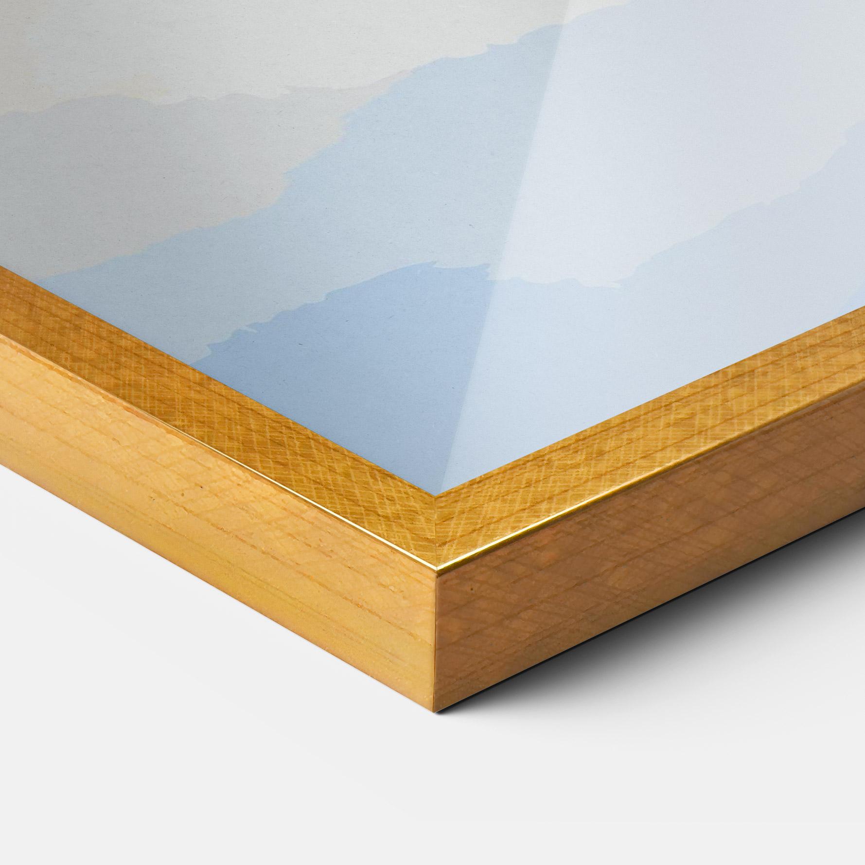 Plakat w Ramie Blue Bird Painting mockup 3