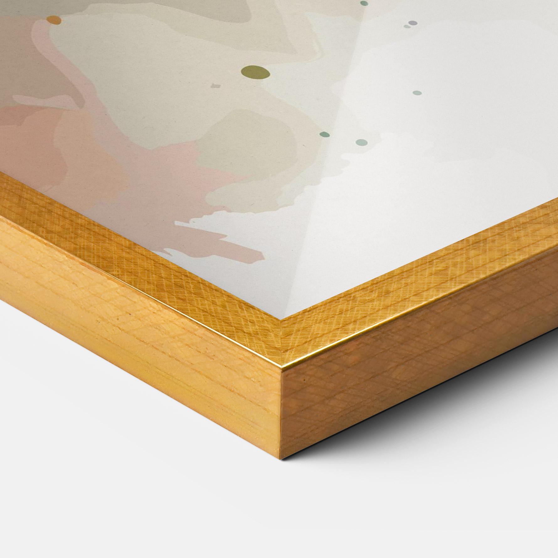 Plakat w Ramie Orange Purple Bird mockup 3