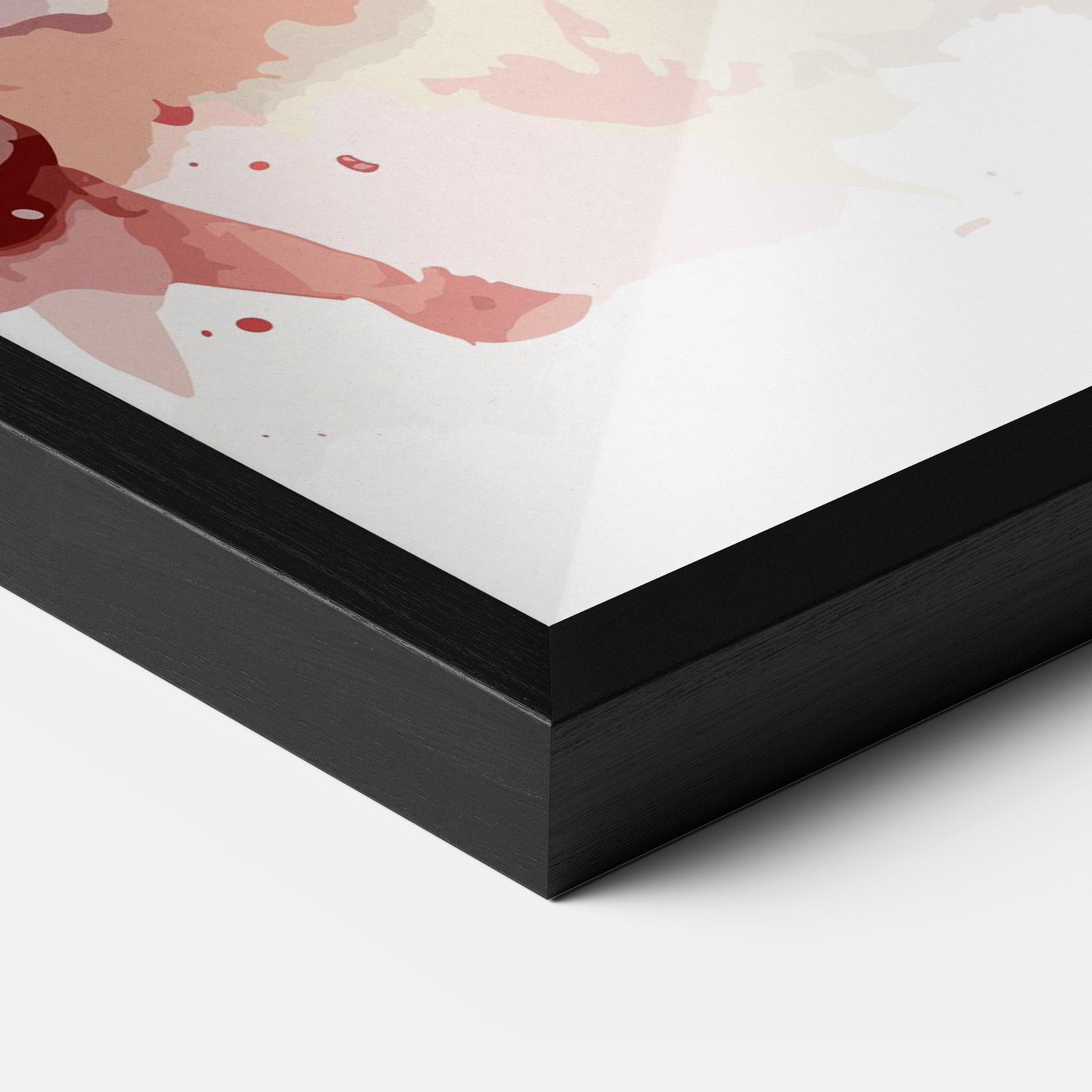 Plakat w Ramie Beautiful Parrot mockup 3