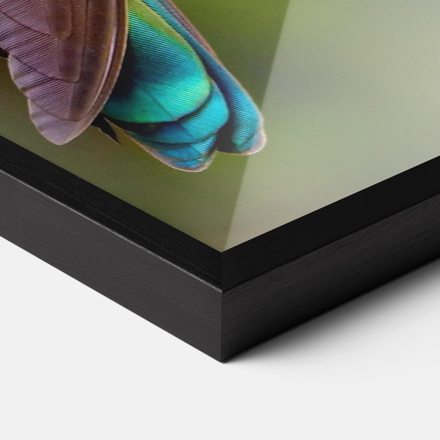 Plakat w Ramie Green Bird mockup 3